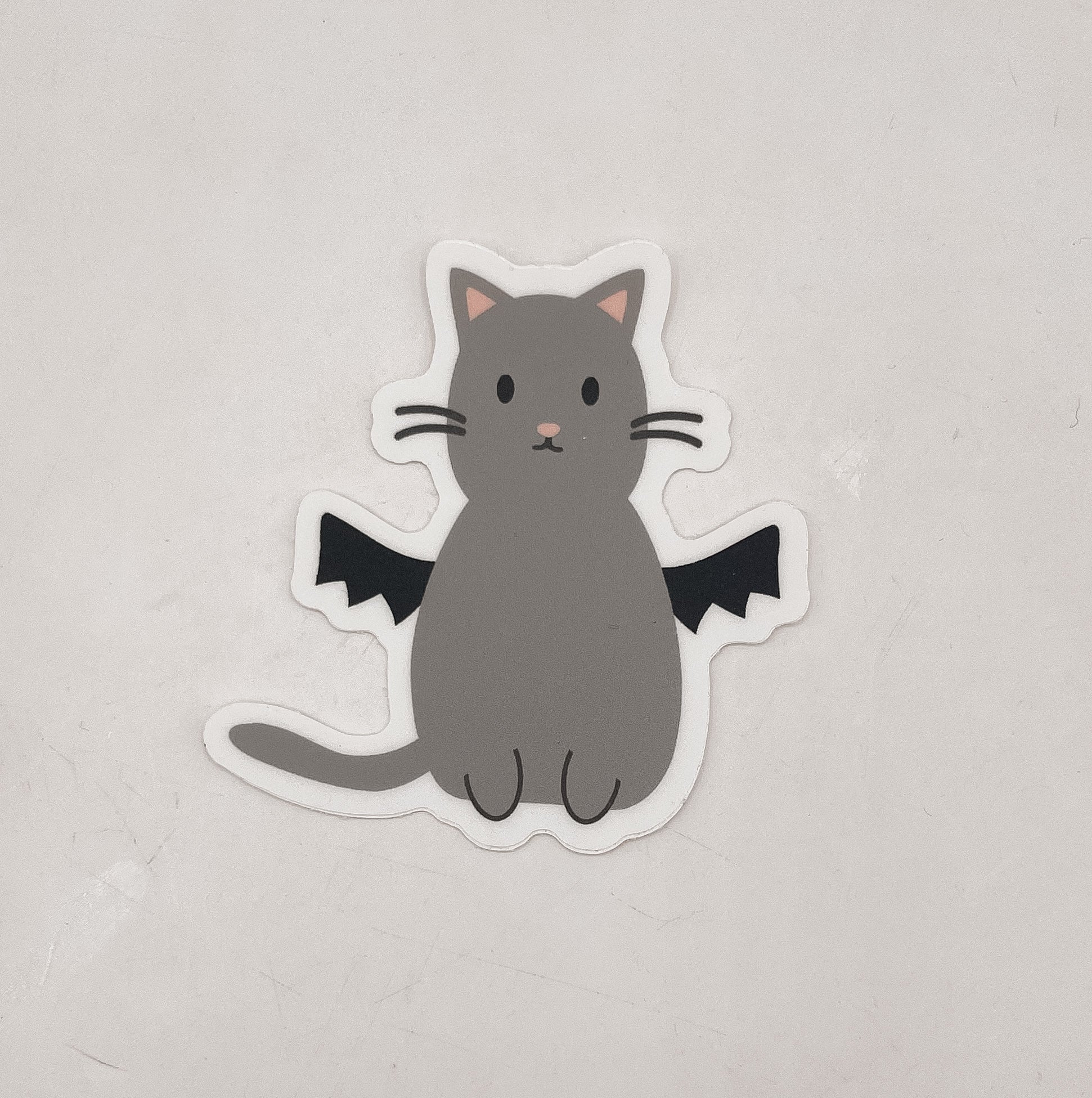 Bat Cat Sticker – Your Familiar with a Twist