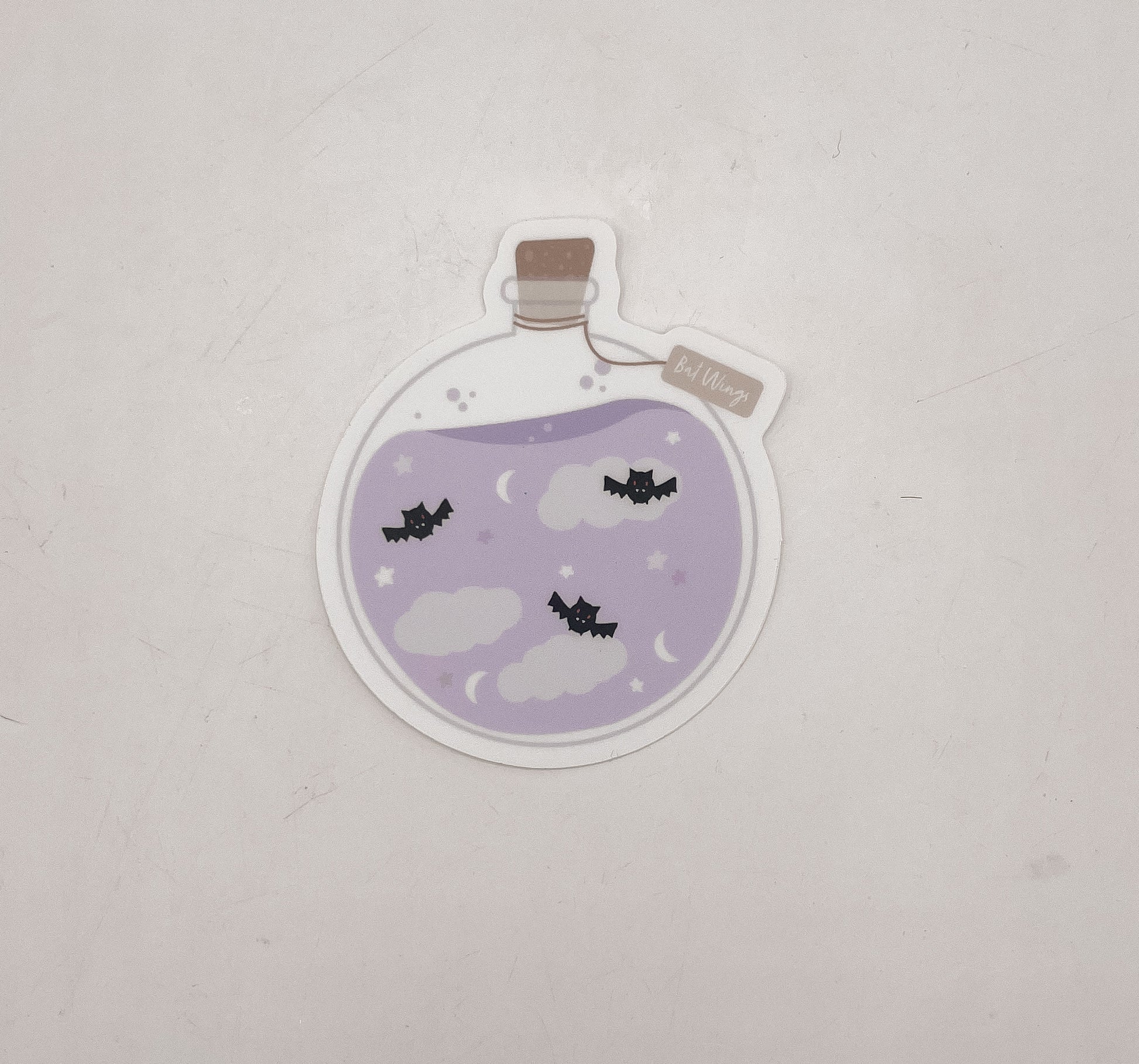 Bat Wings Potion Sticker – Brewed with Whimsy