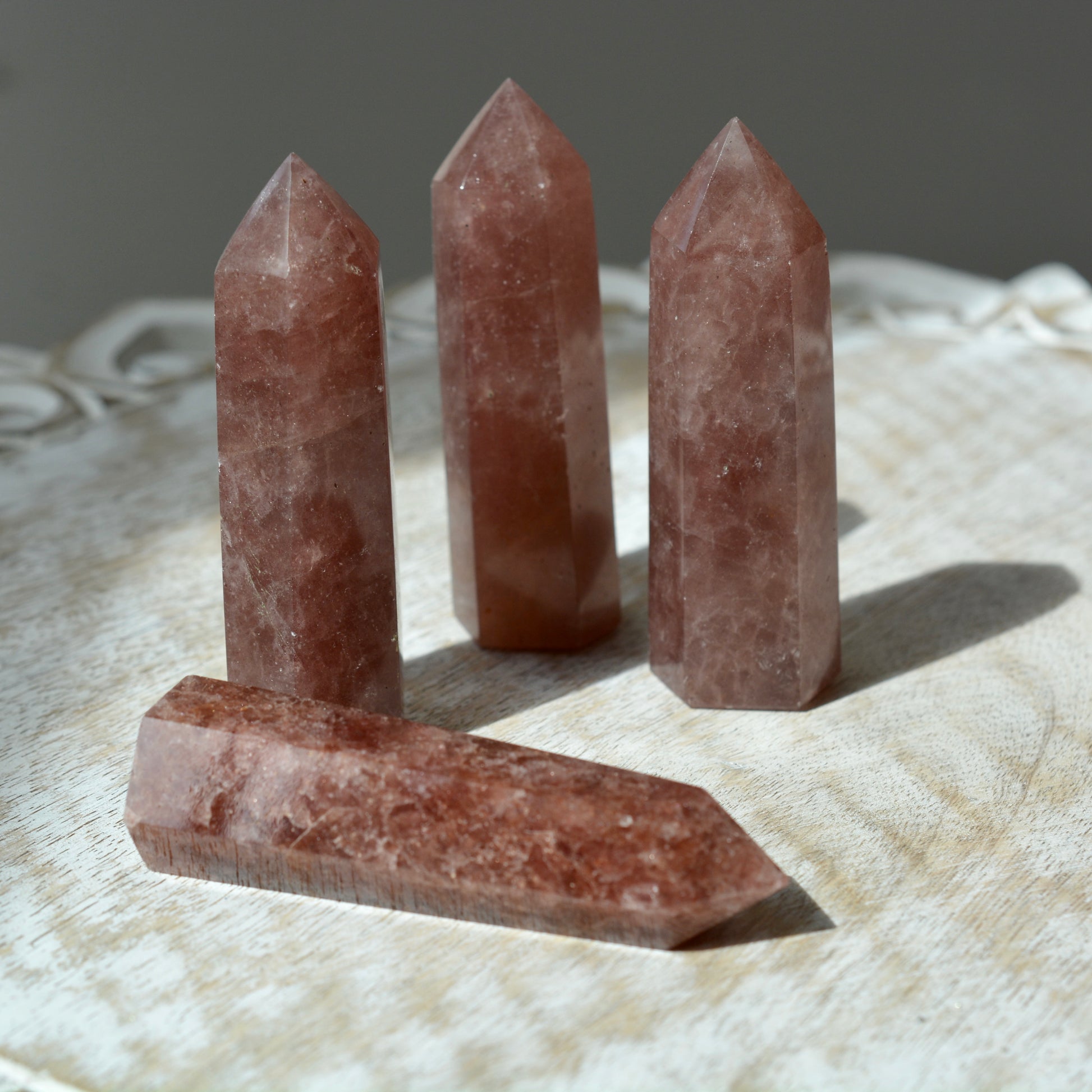 Strawberry Quartz Tower