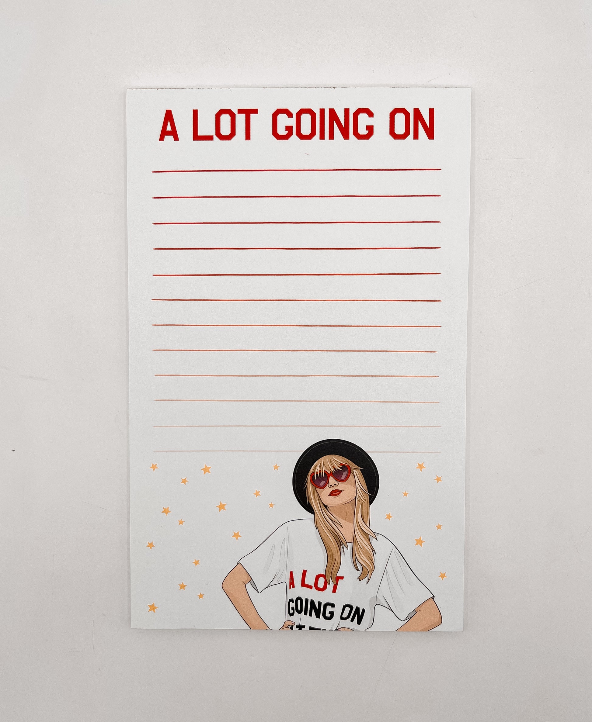 A Lot Going On Notepad