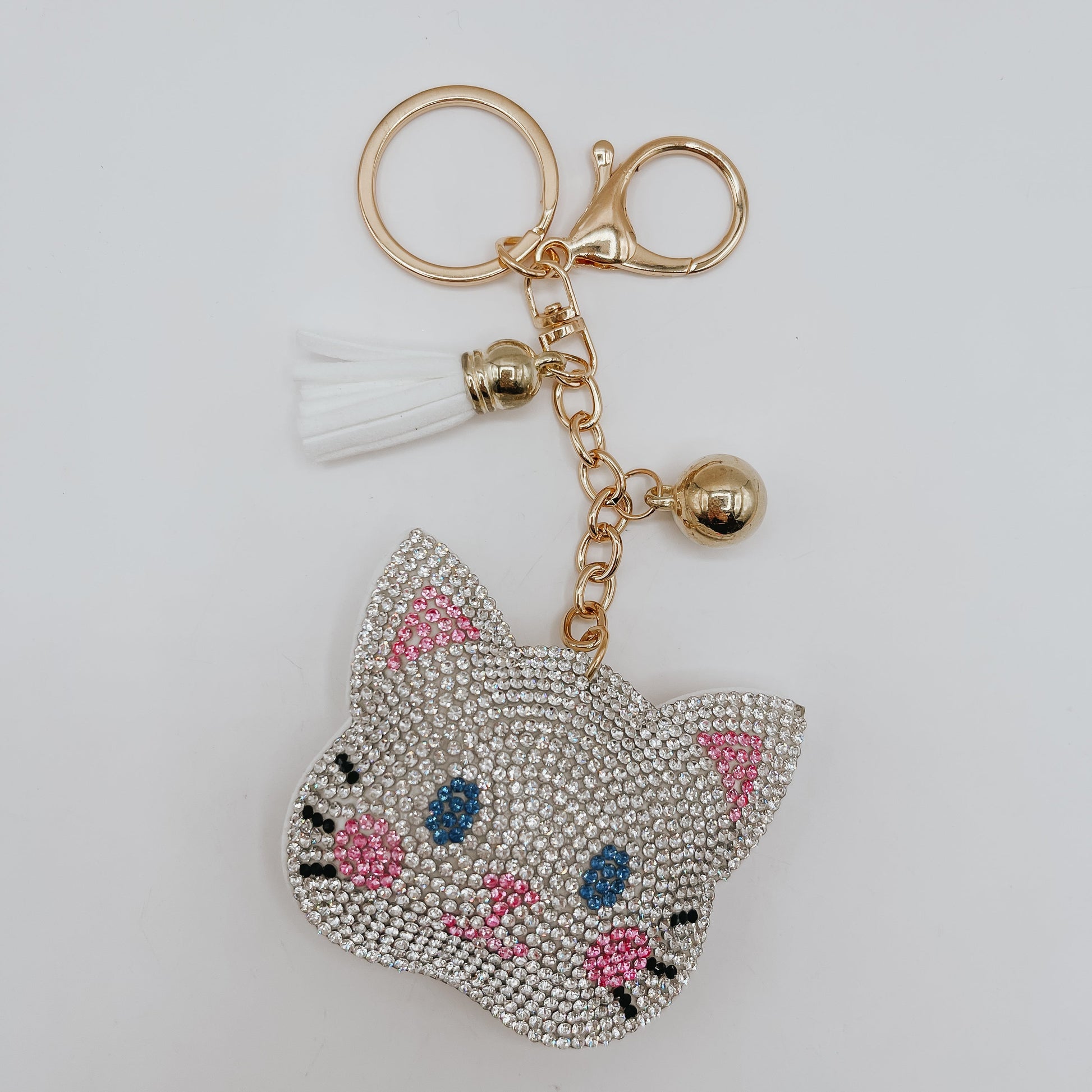 Crystal Kitten Keychain