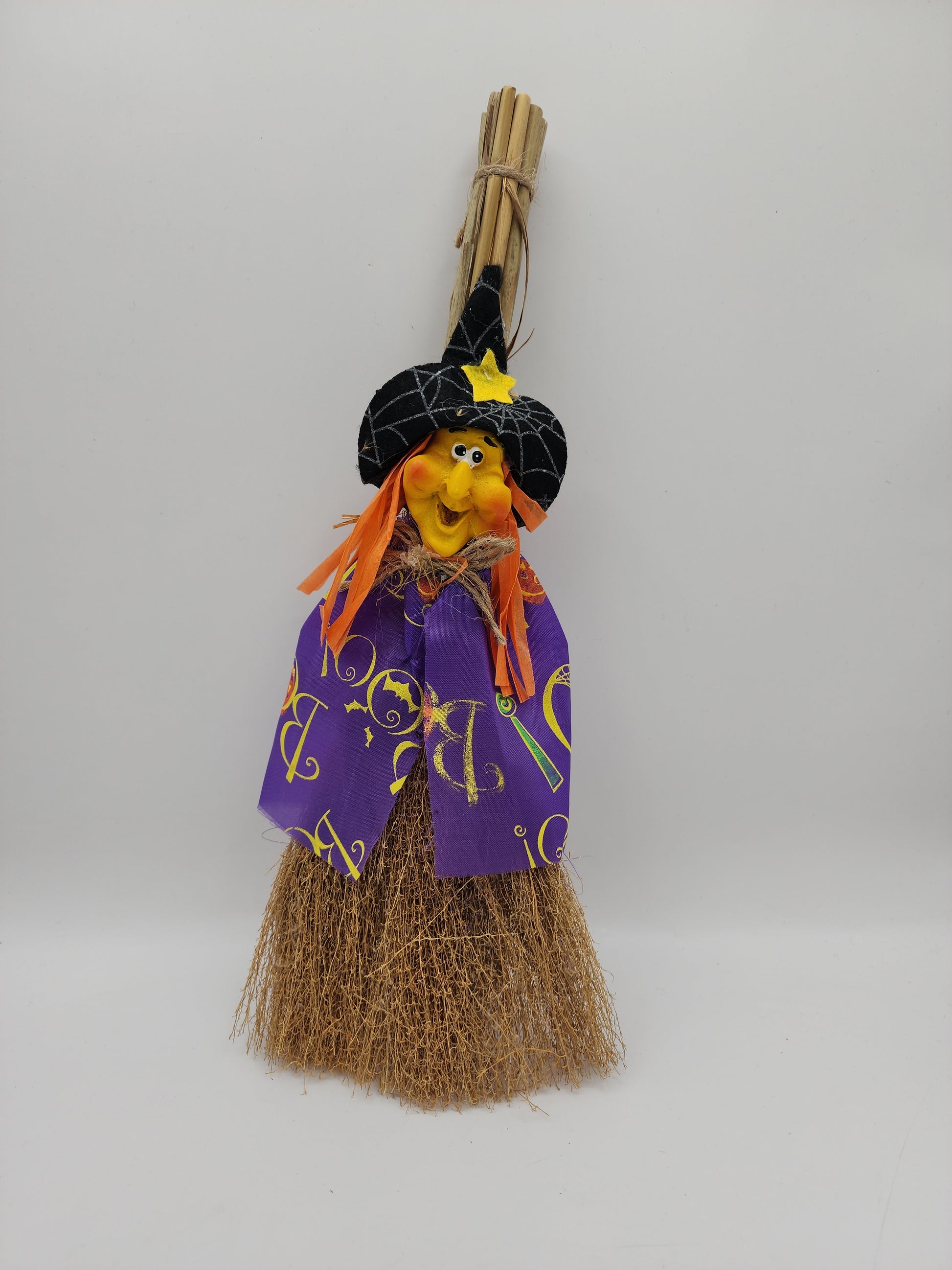 Boo Broom Witch Doll