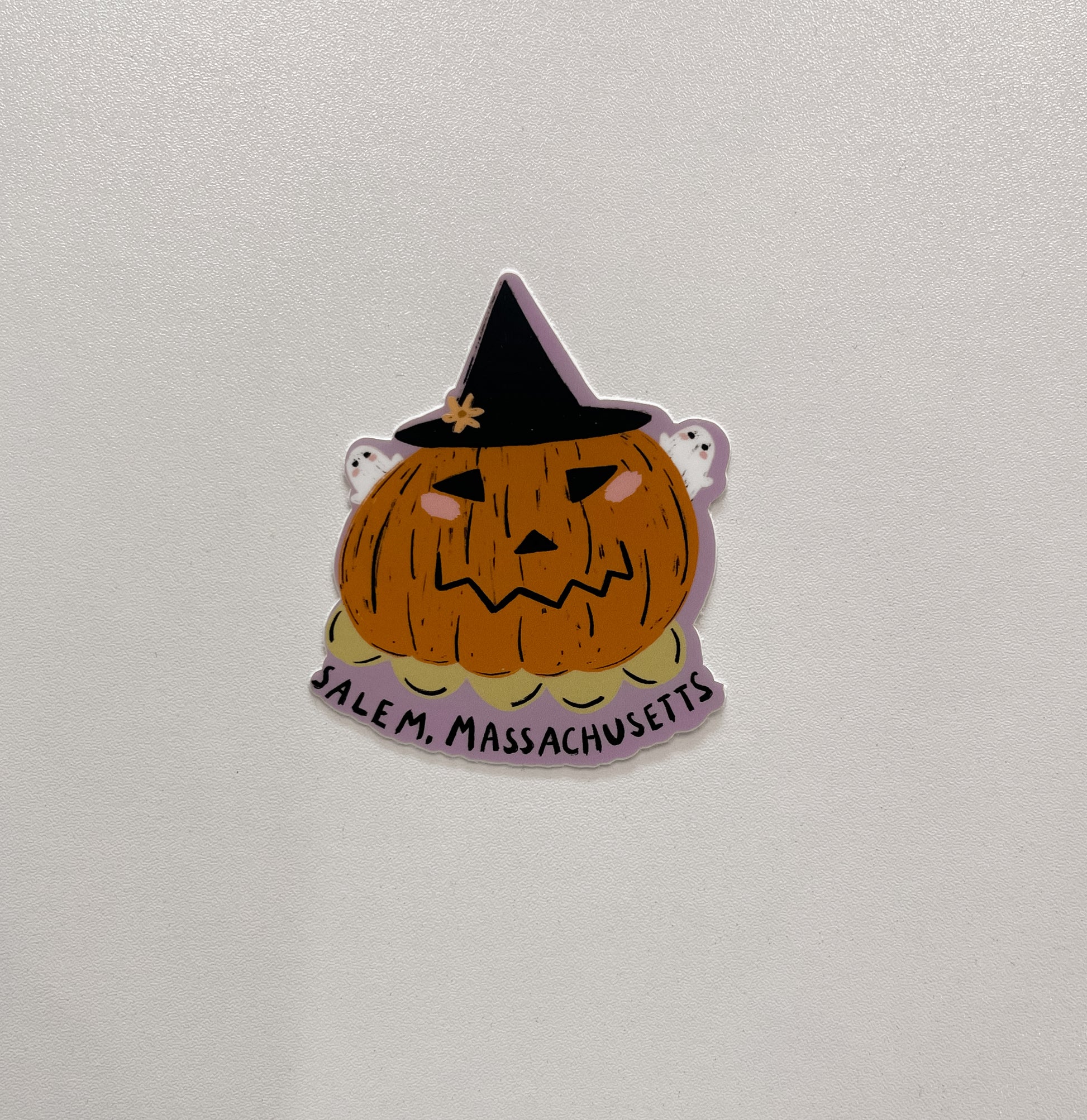 Jack O Lantern Salem Sticker