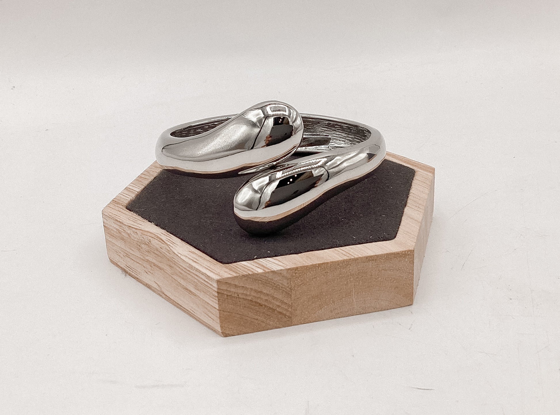 Silver cuff bracelet