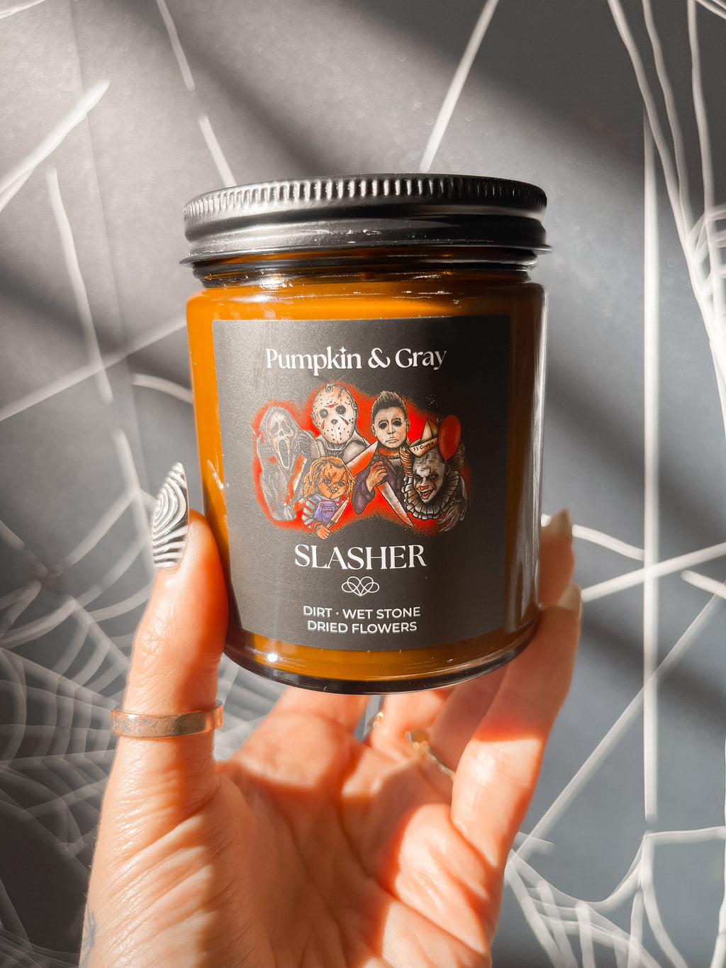 Slasher Candle by Pumpkin & Gray