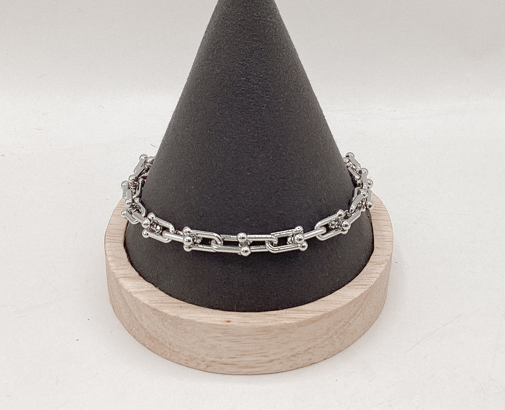 Link chain and ball bracelet