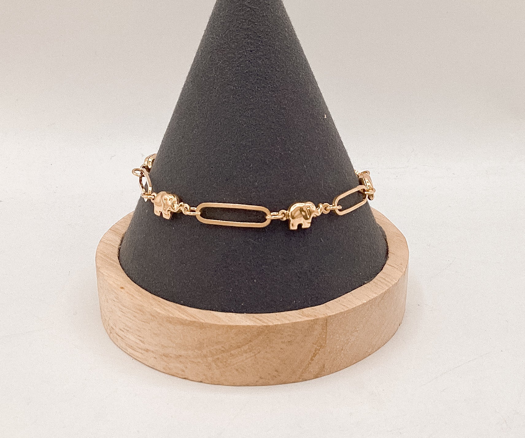 Gold Elephant Bracelet