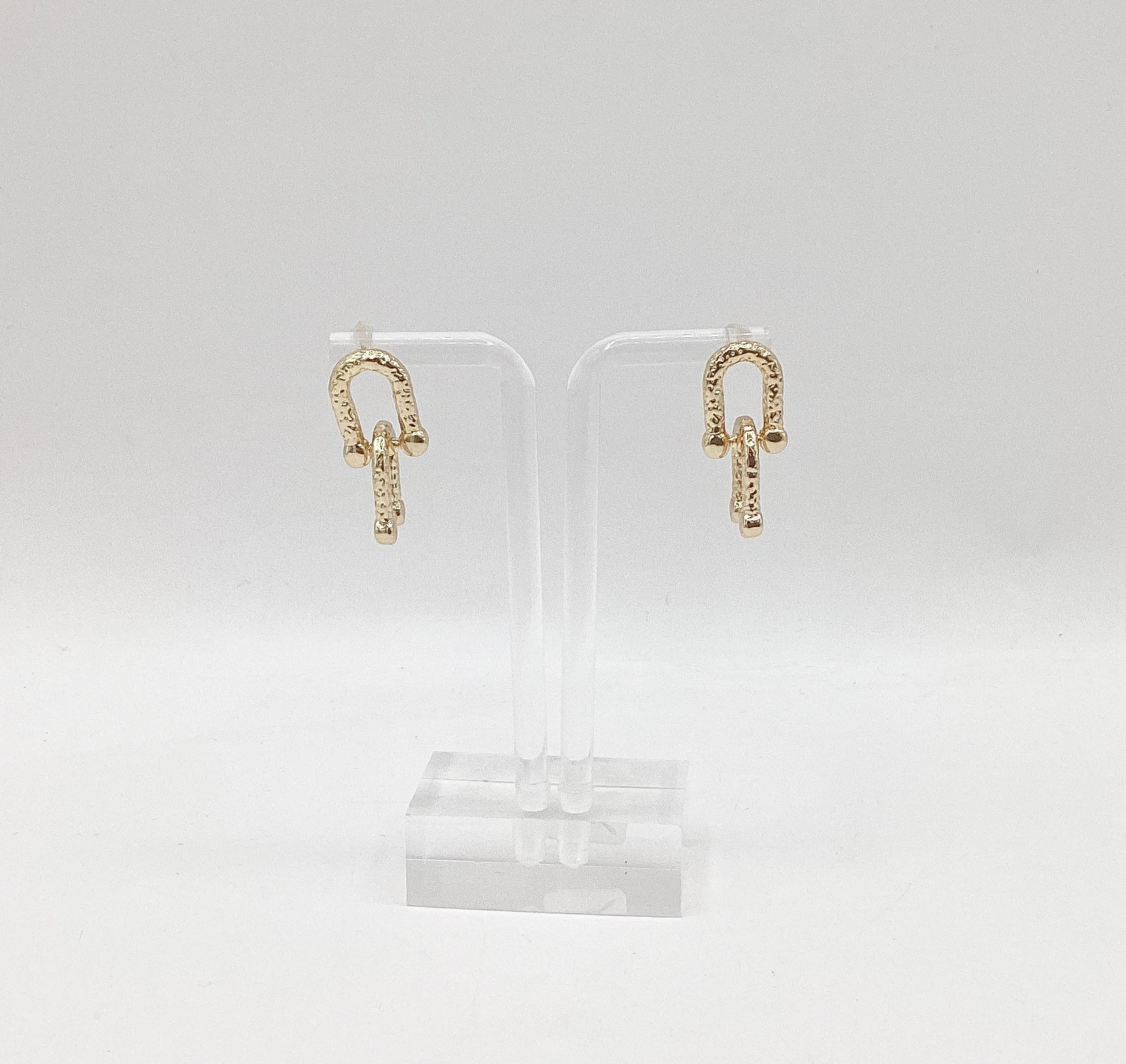Horseshoe Drop Earrings
