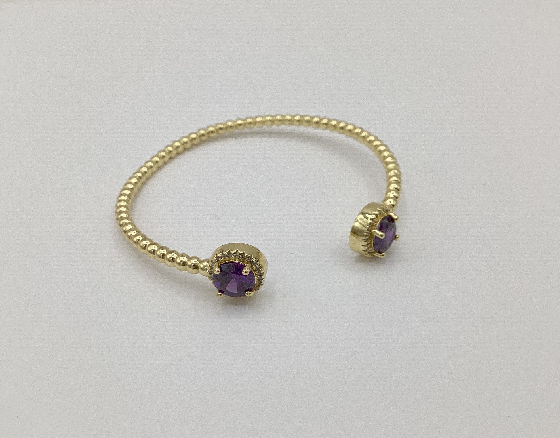 Open Cuff Jewel Bracelets