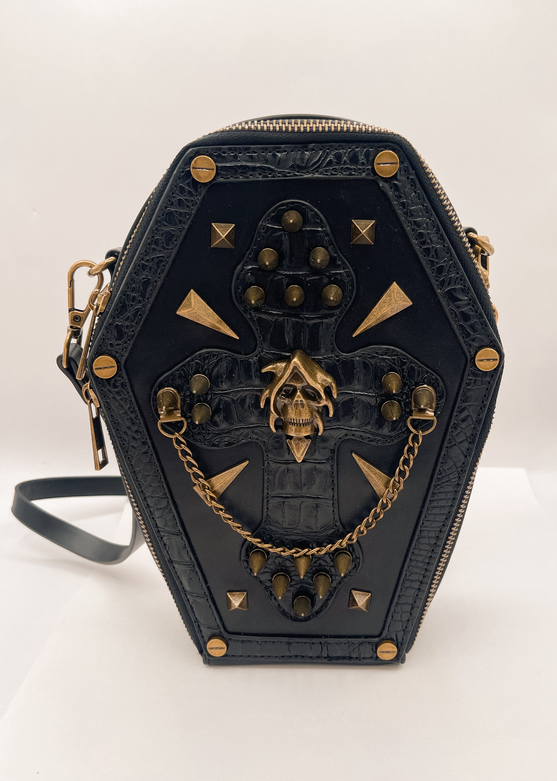 Golden Reaper Coffin Stud Bag