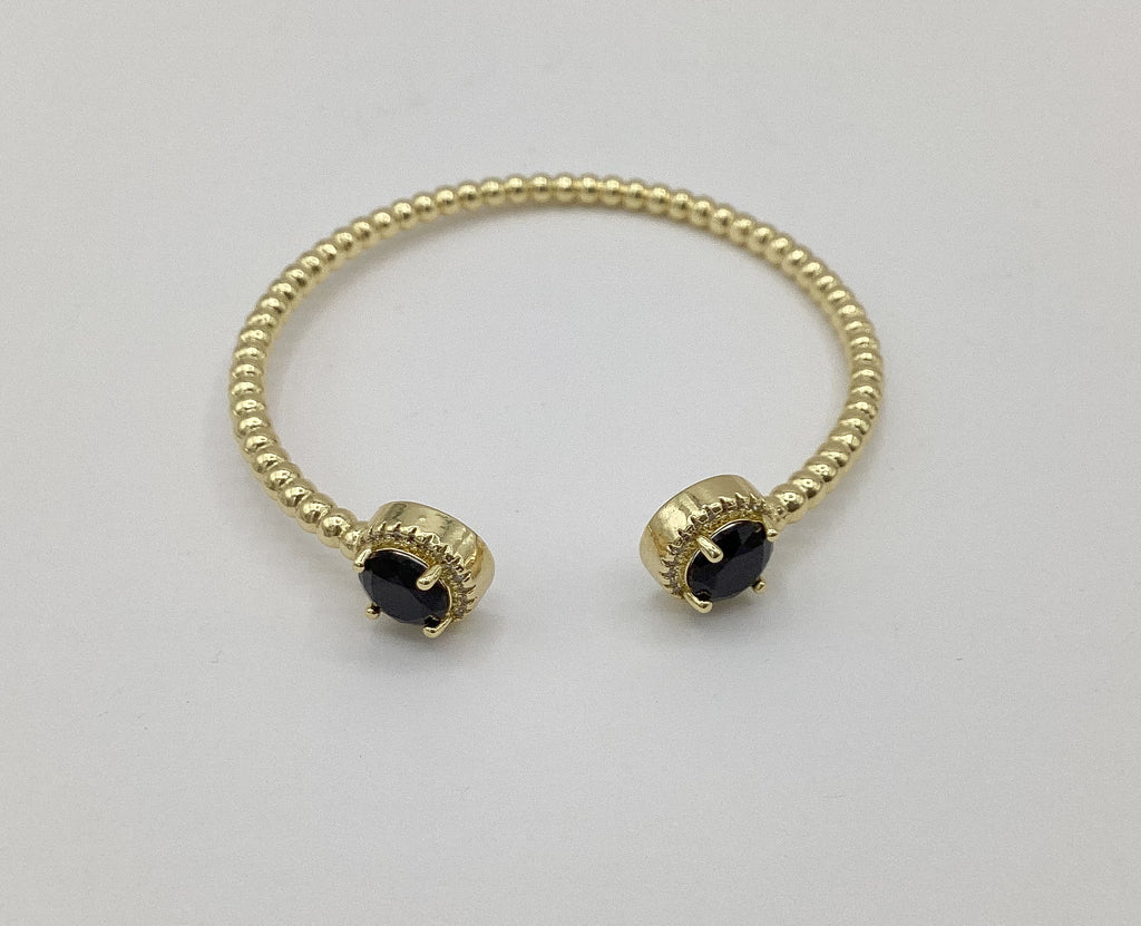 Open Cuff Jewel Bracelets