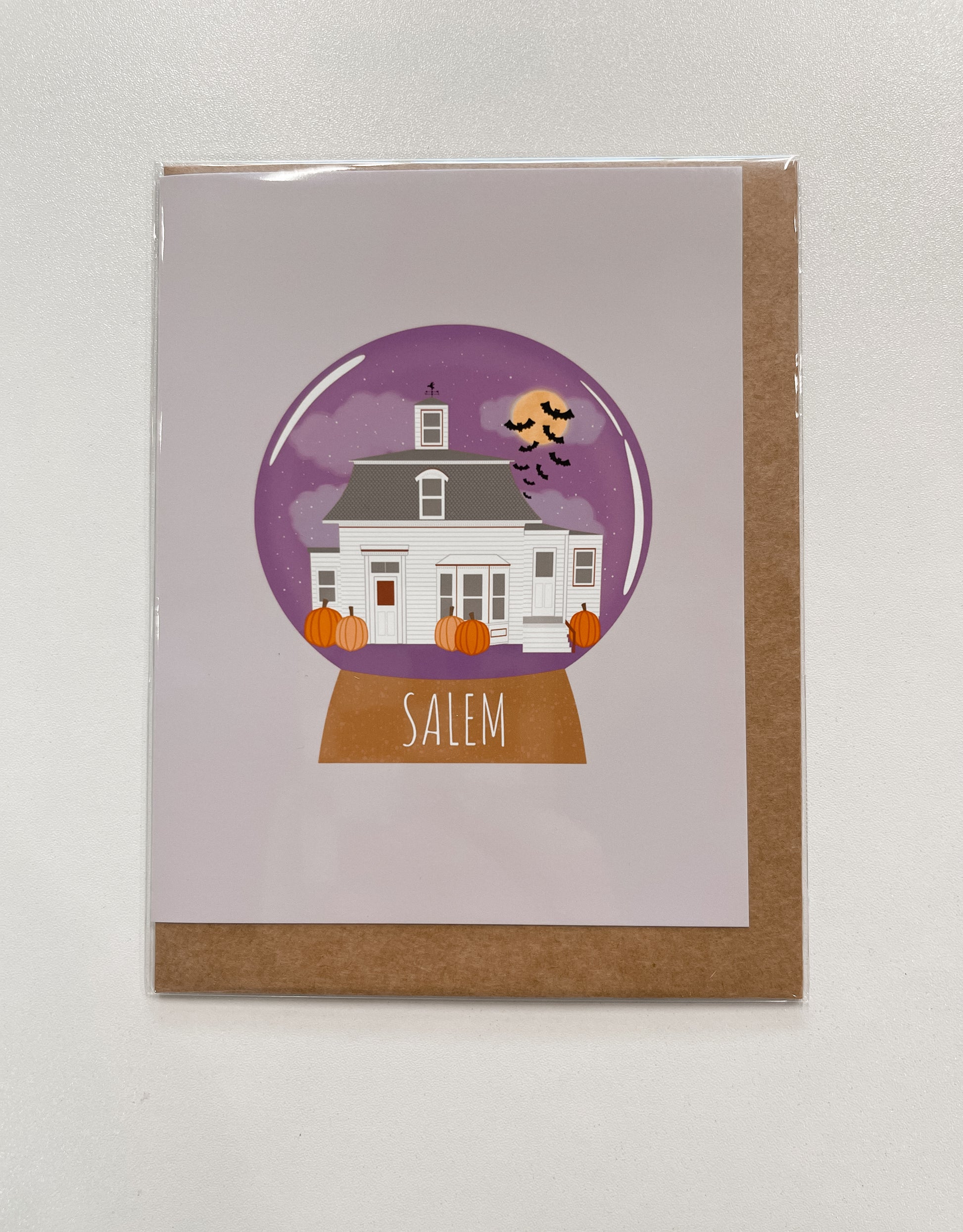 Max & Dani’s House Snow Globe Card