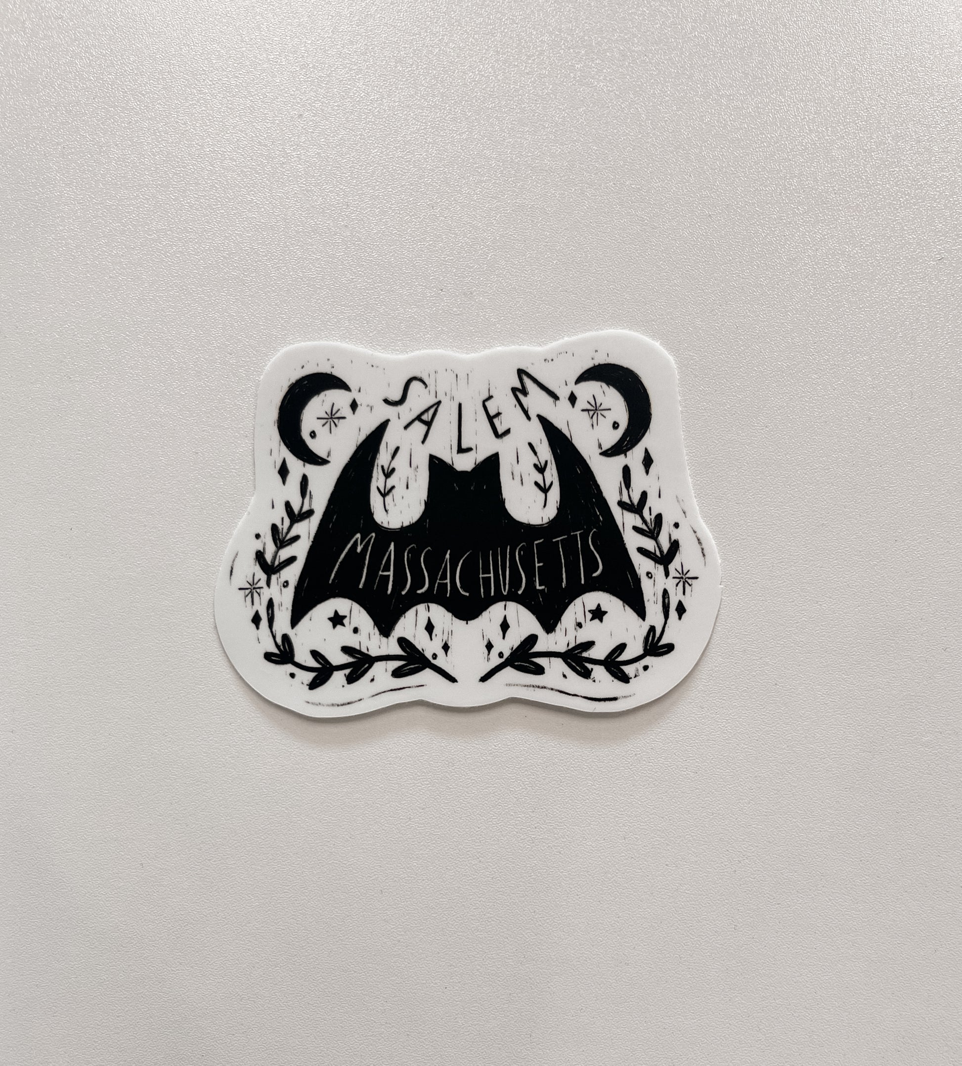 Salem Massachusetts Bat Sticker