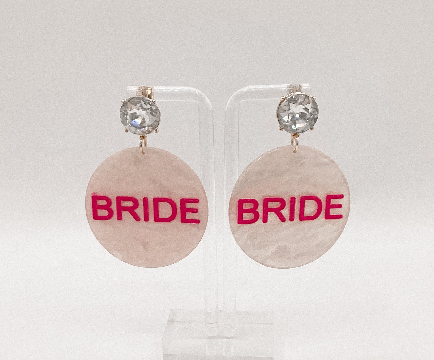 Bridal Circular Earrings