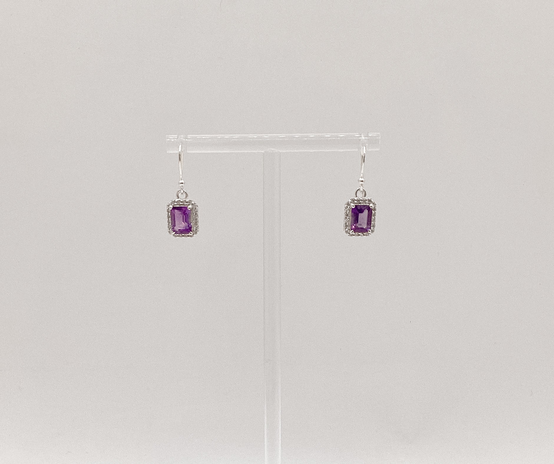 Amethyst Mist earrings