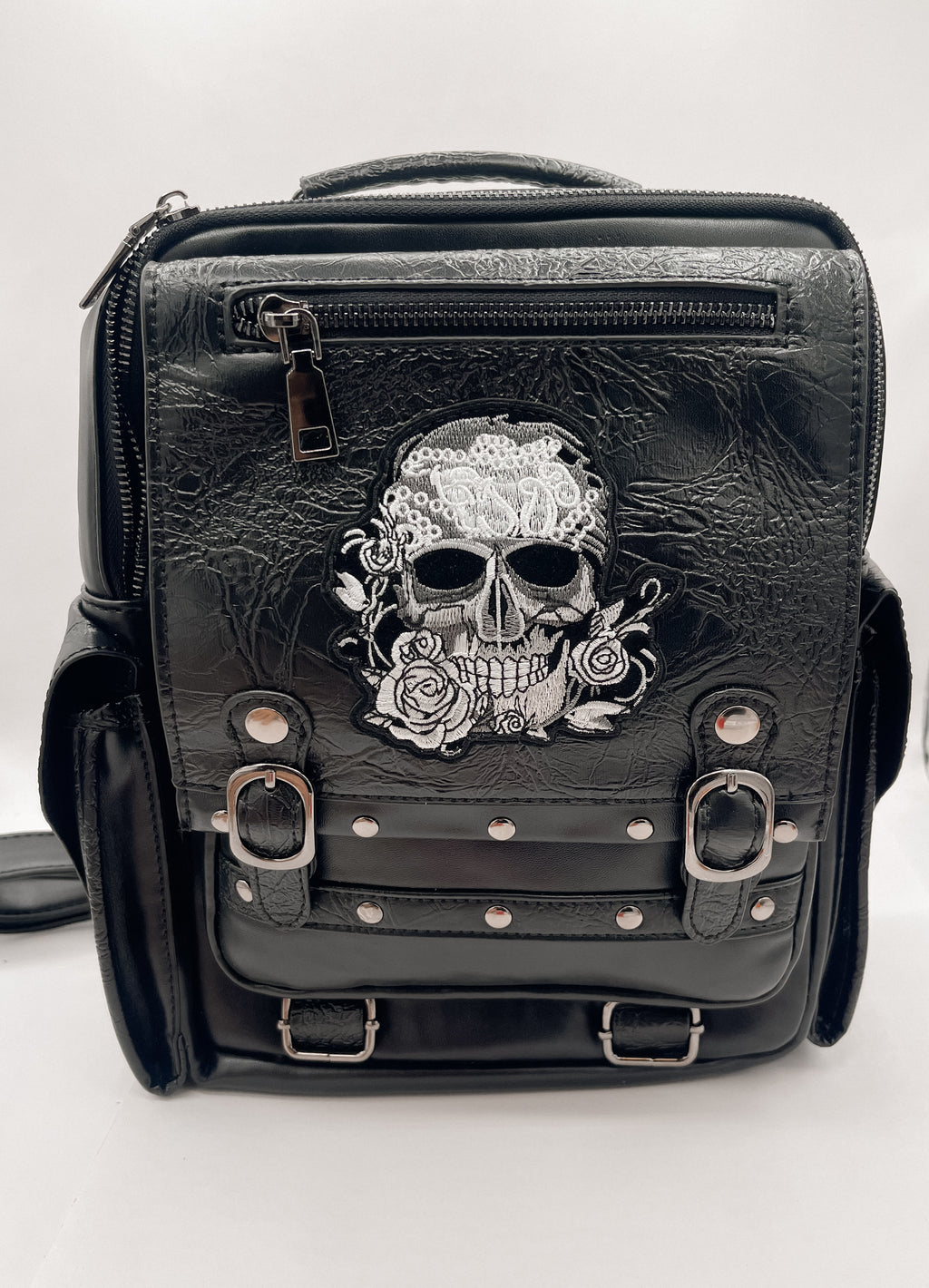 Graveyard Garden Skull Backpack
