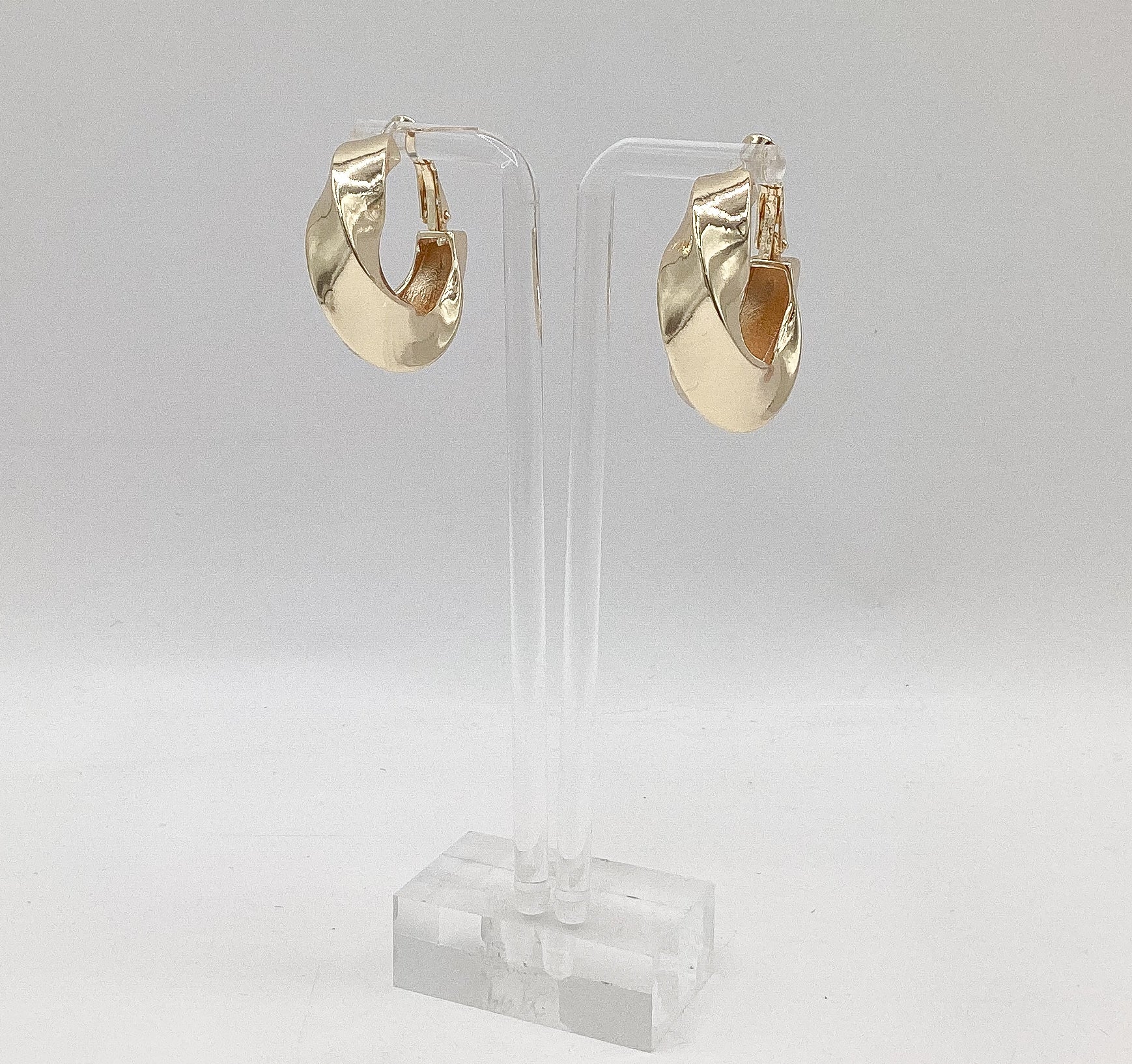 Gold Twist Earrings