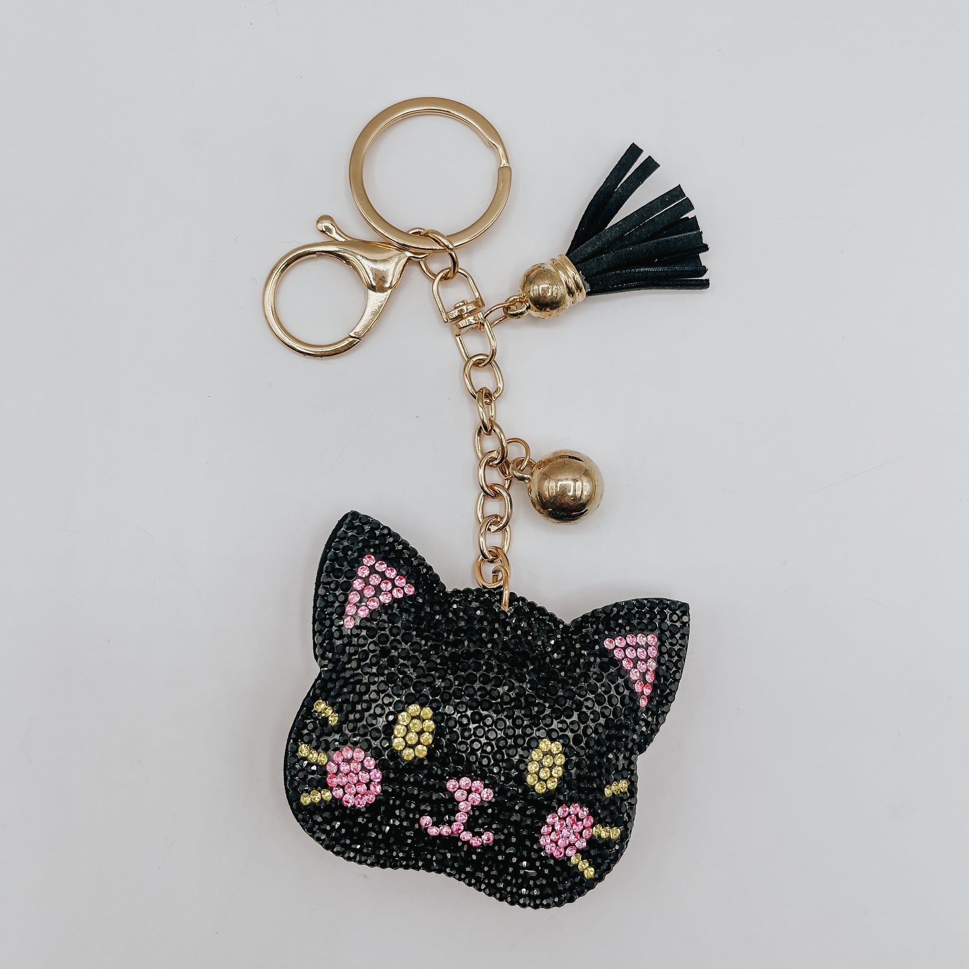 Midnight Whiskers Keychain
