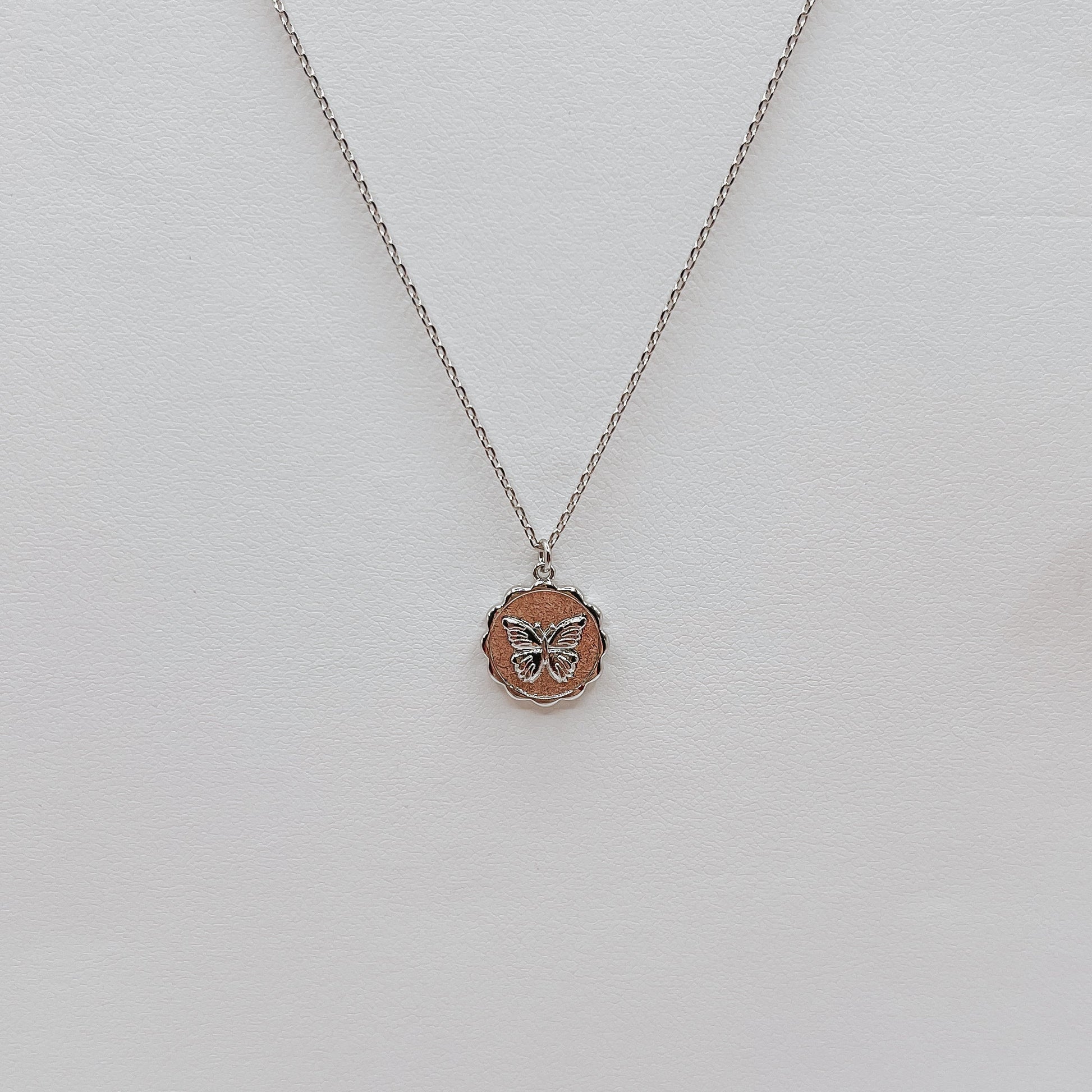 Silver Metamorphosis Pendant Necklace