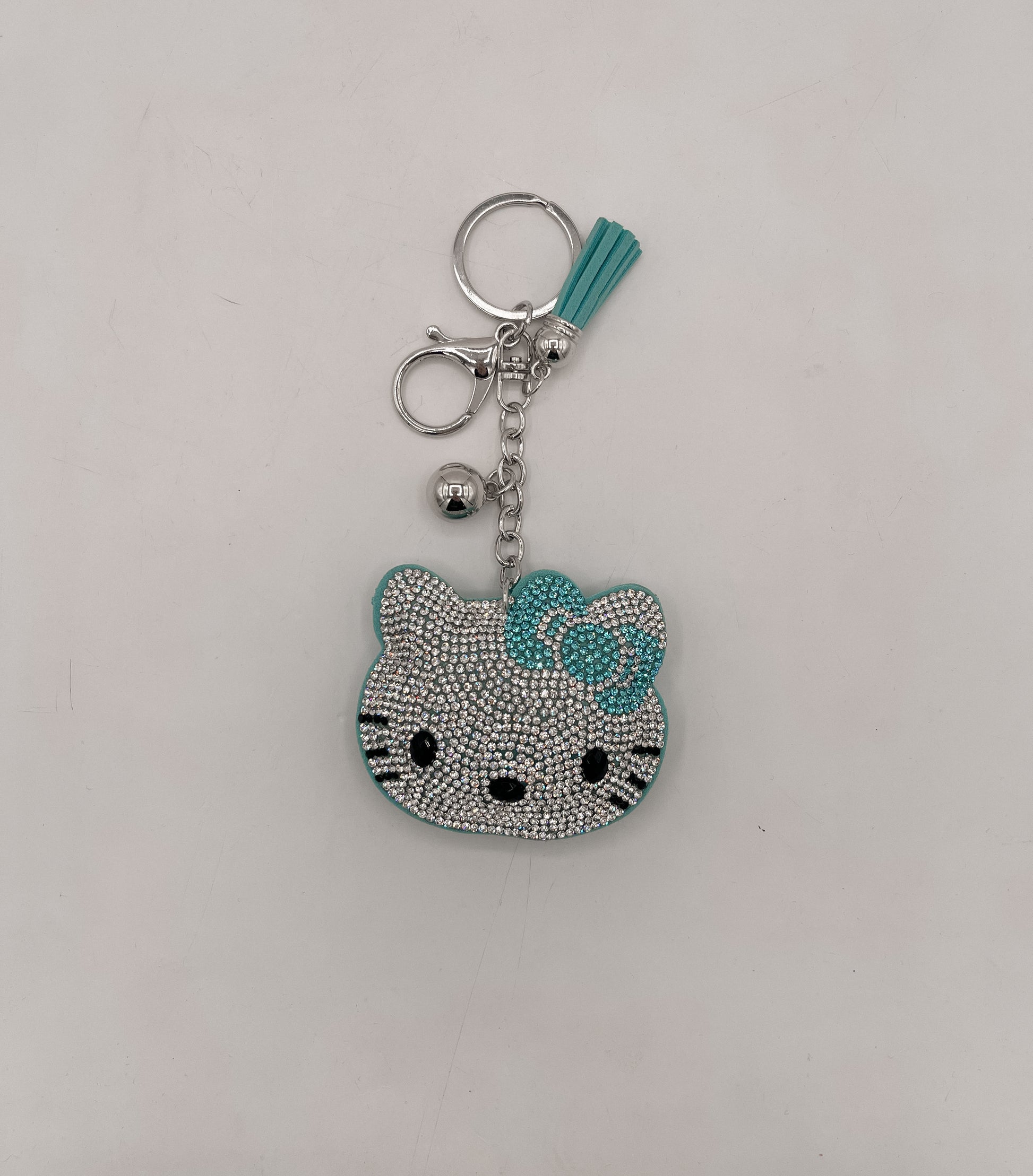 Cat keychain-blue