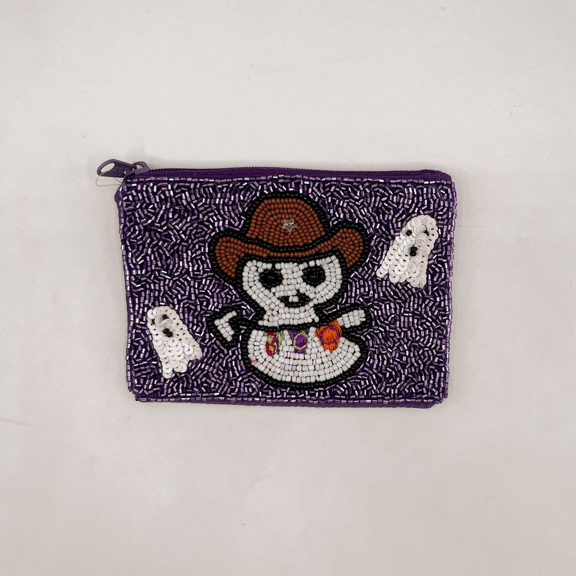 Yeehaw & Eek! Skeleton Cowboy Pouch