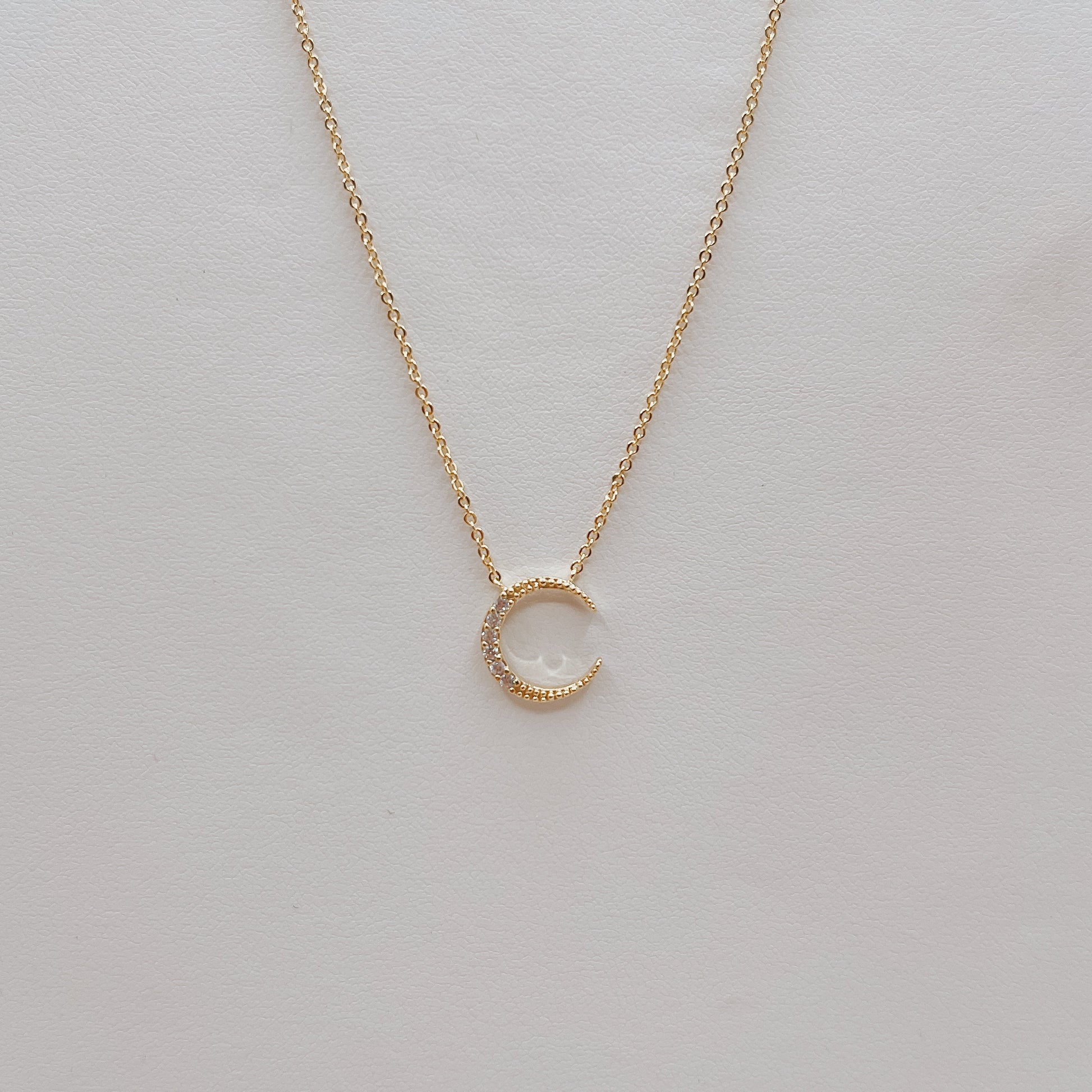 Luna Glow Crescent Necklace