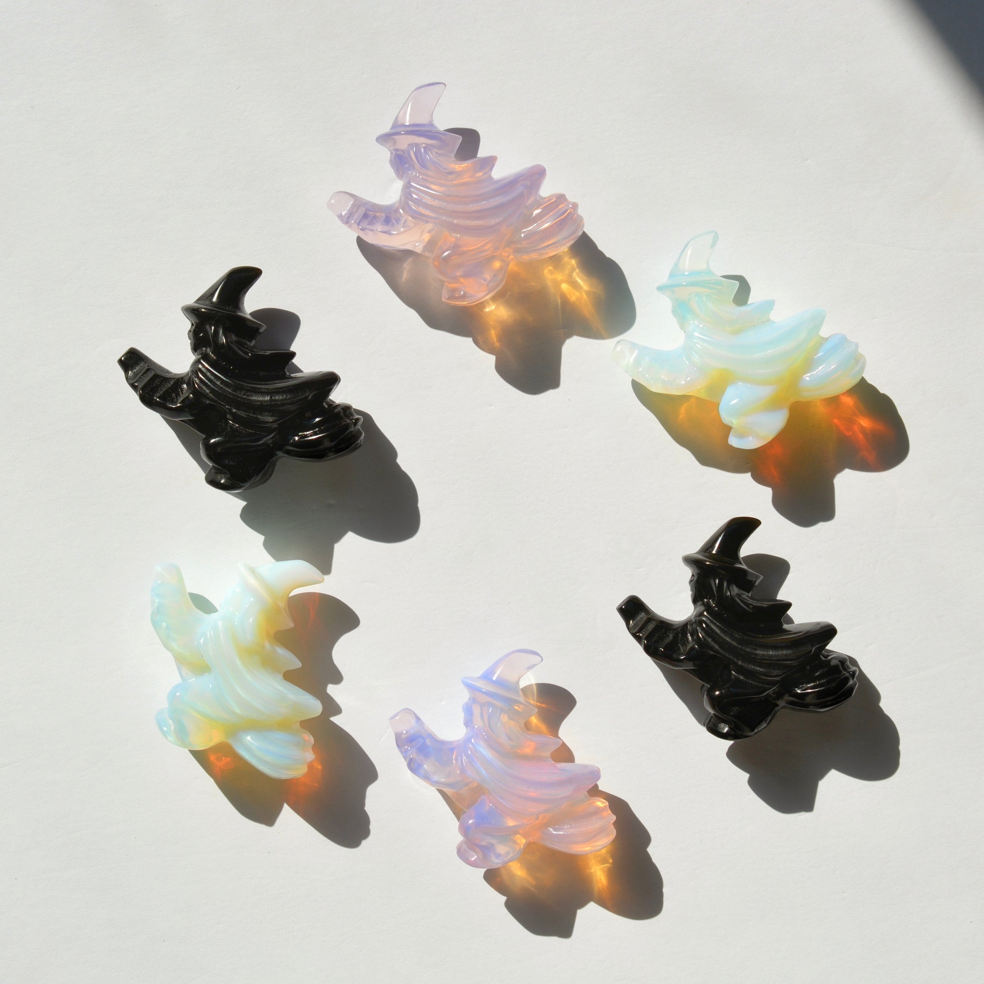 Crystal Witch on Broom