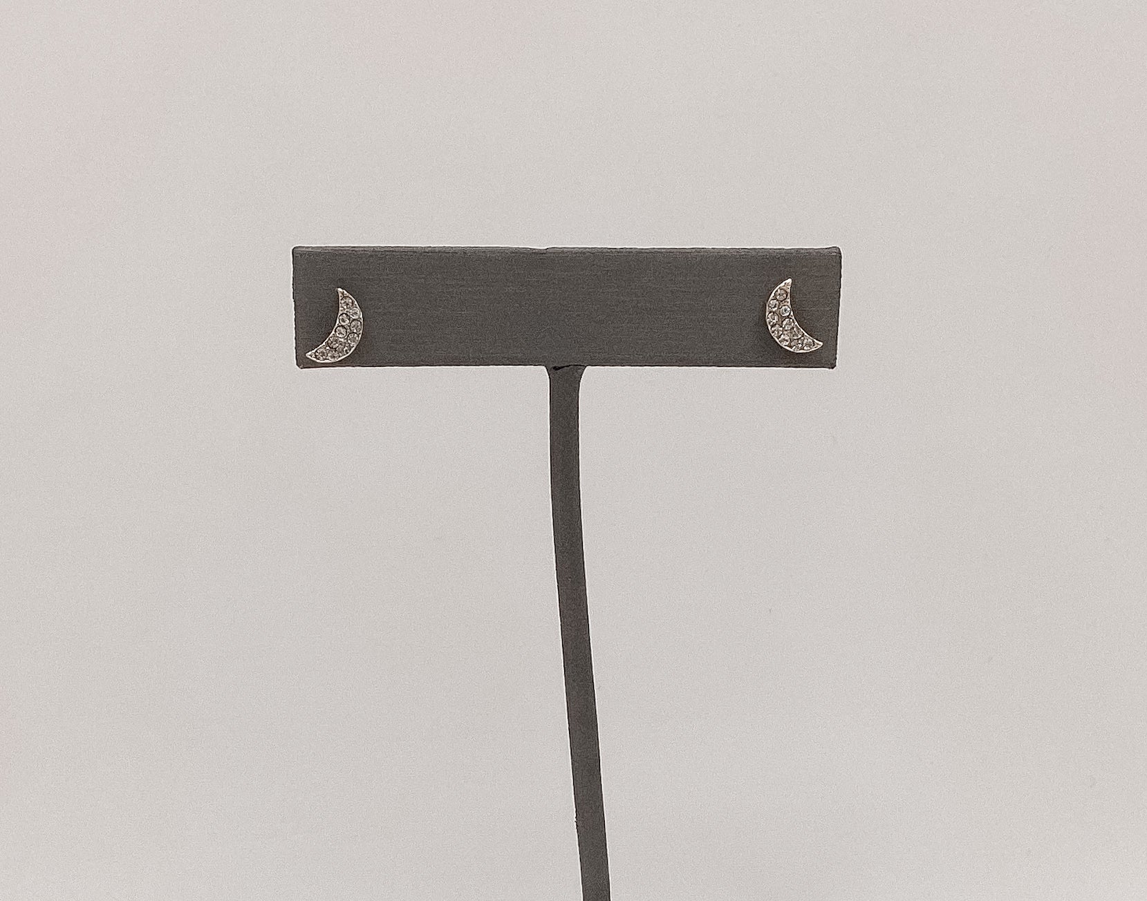 Gold Crescent Moon Earrings