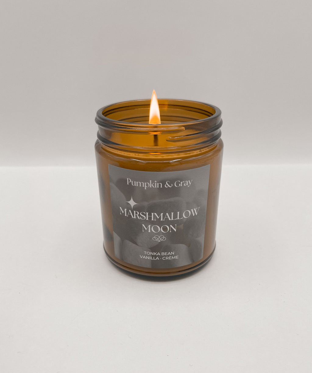 Marshmallow Moon Candle