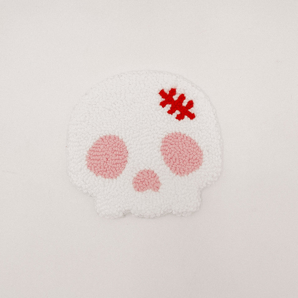 Sweet Skull Mug Rug – A Little Spooky, A Lot Cozy