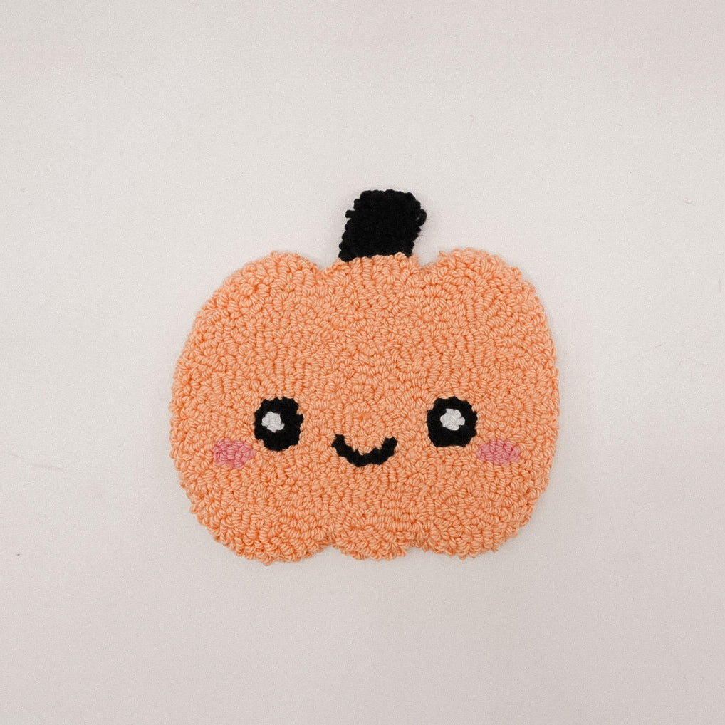 Pumpkin Spice Spirit Mug Rug – Cozy Sips Await