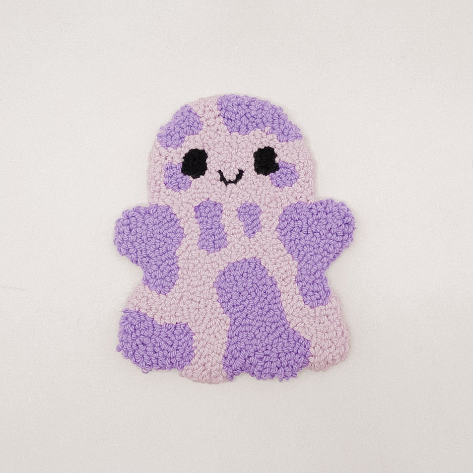 Lilac Spirit Mug Rug – Sweetly Spooky &amp; Soft