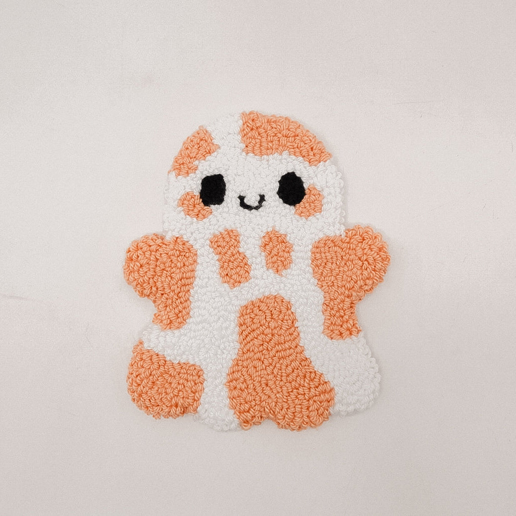 Pumpkin Ghost Mug Rug – A Gourd-geous Little Boo