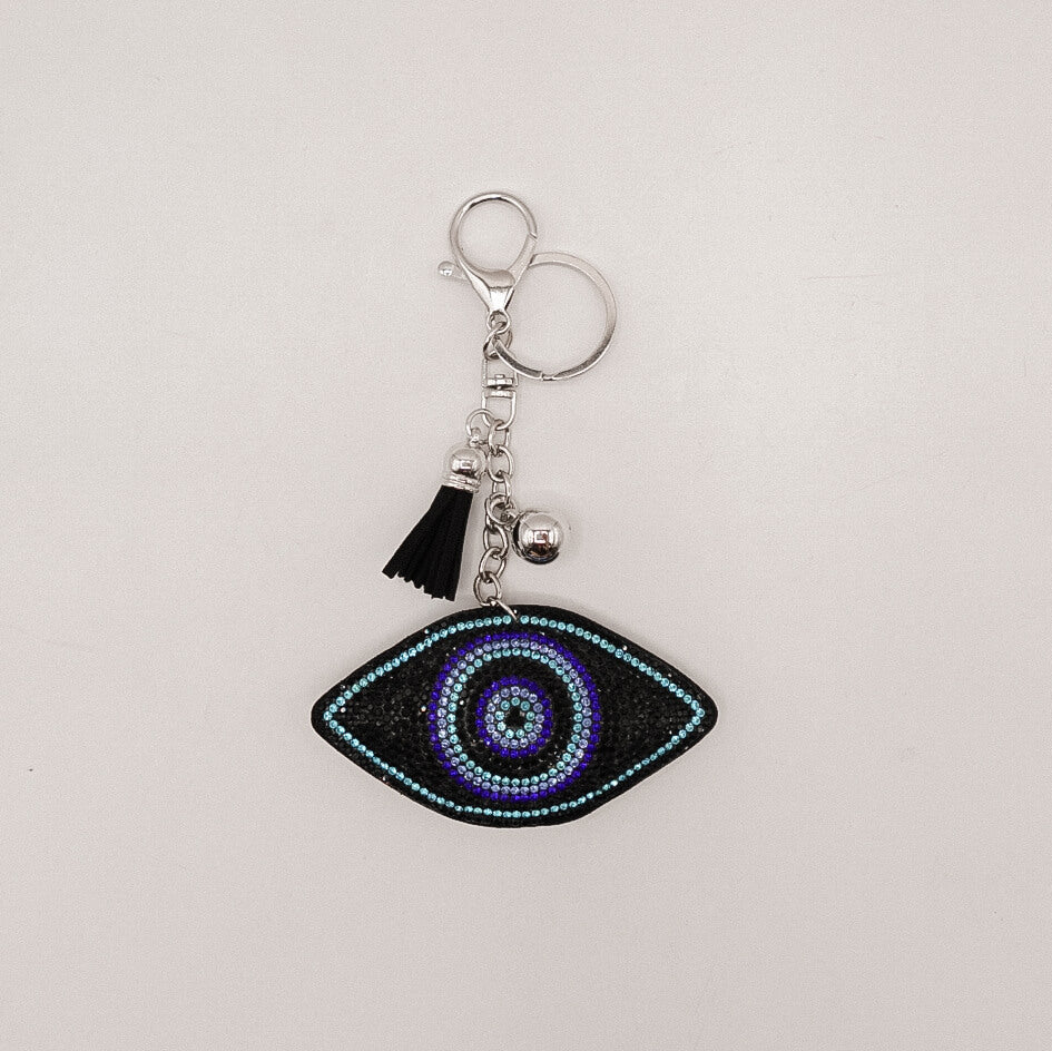 Midnight Warding Eye Keychain – Protection Meets Glamour