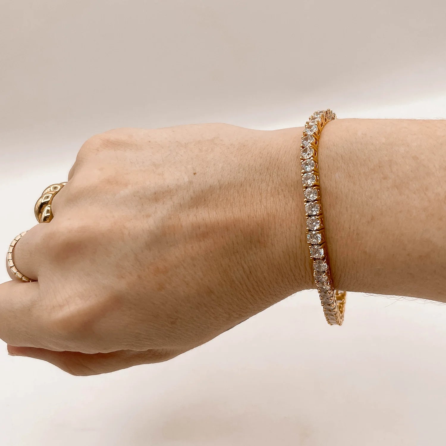 Moonlit Radiance Tennis Bracelet-4mm