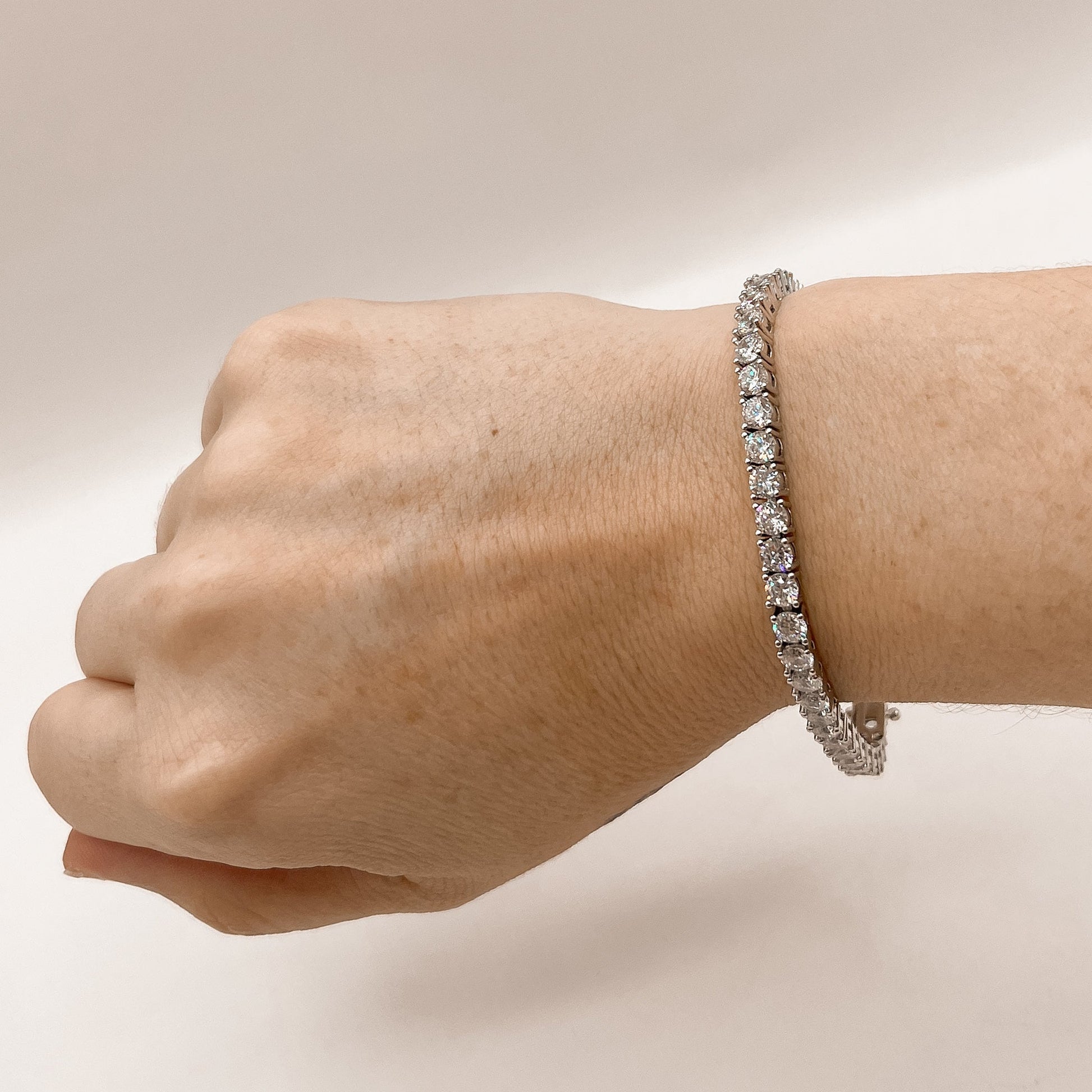 Moonlit Radiance Tennis Bracelet-4mm