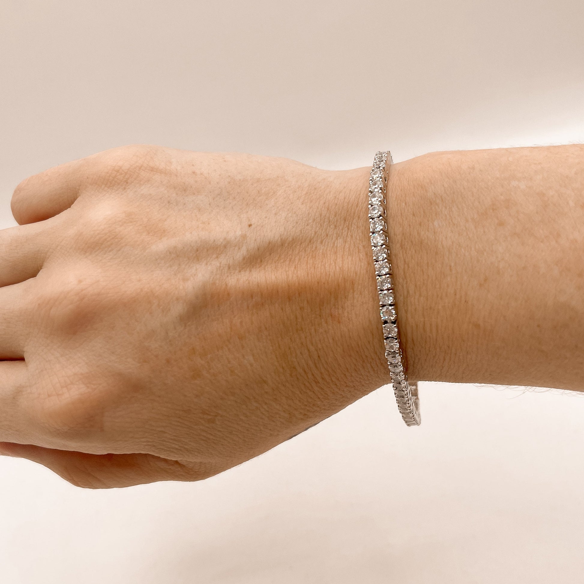 Moonlit Radiance Tennis Bracelet-3mm