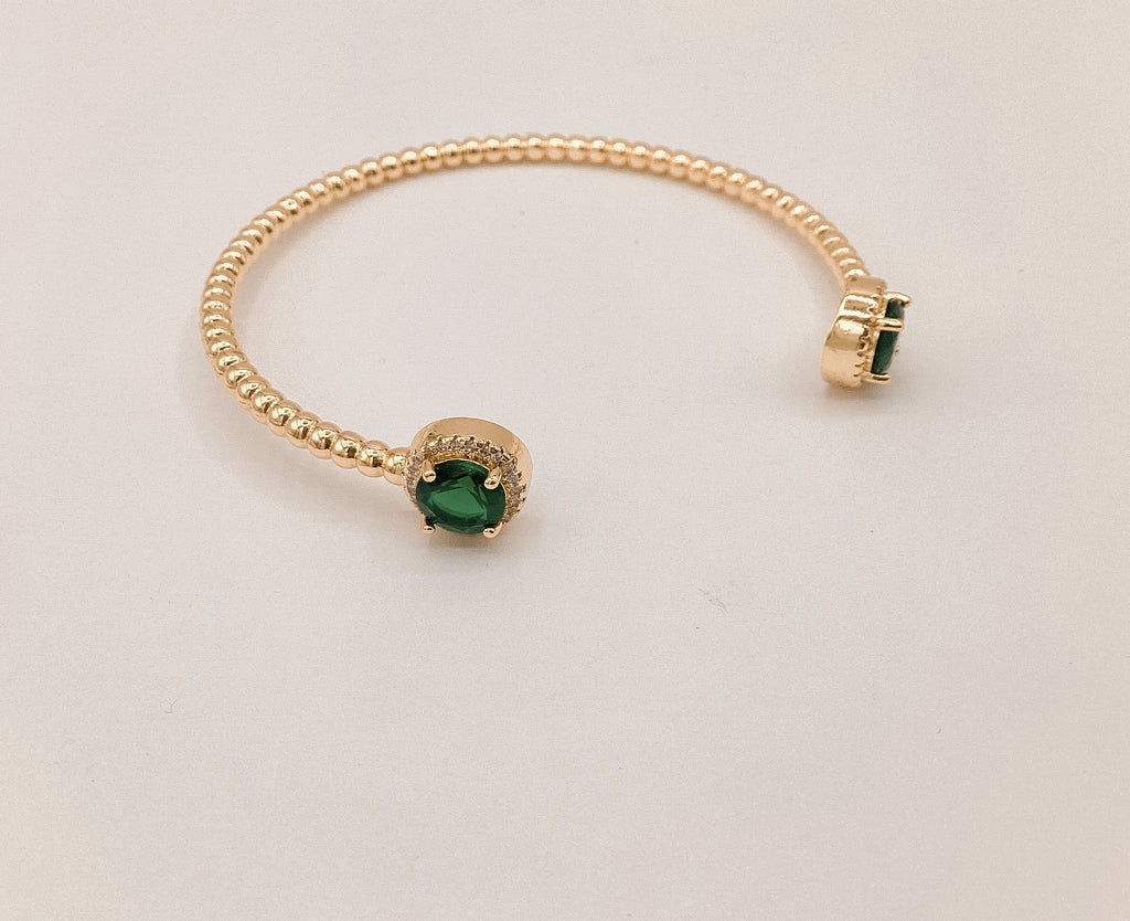 Open Cuff Jewel Bracelets