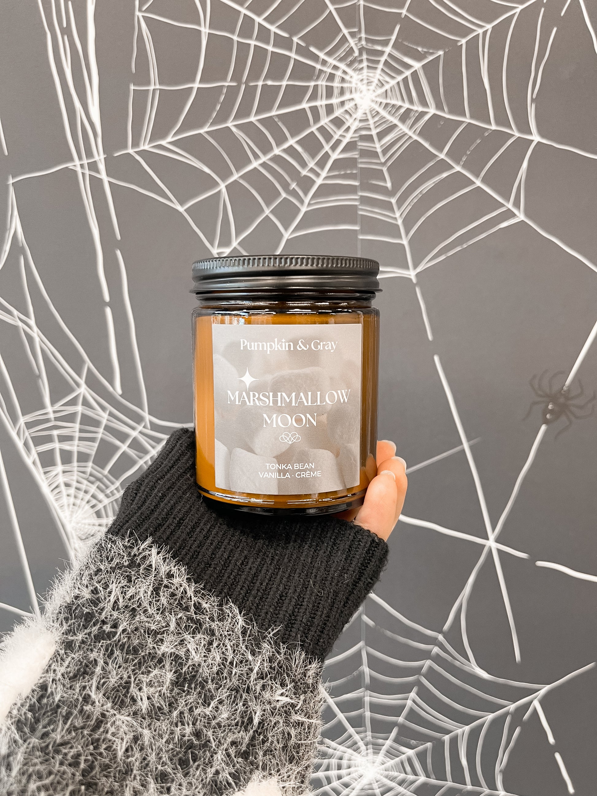 Marshmallow Moon Candle