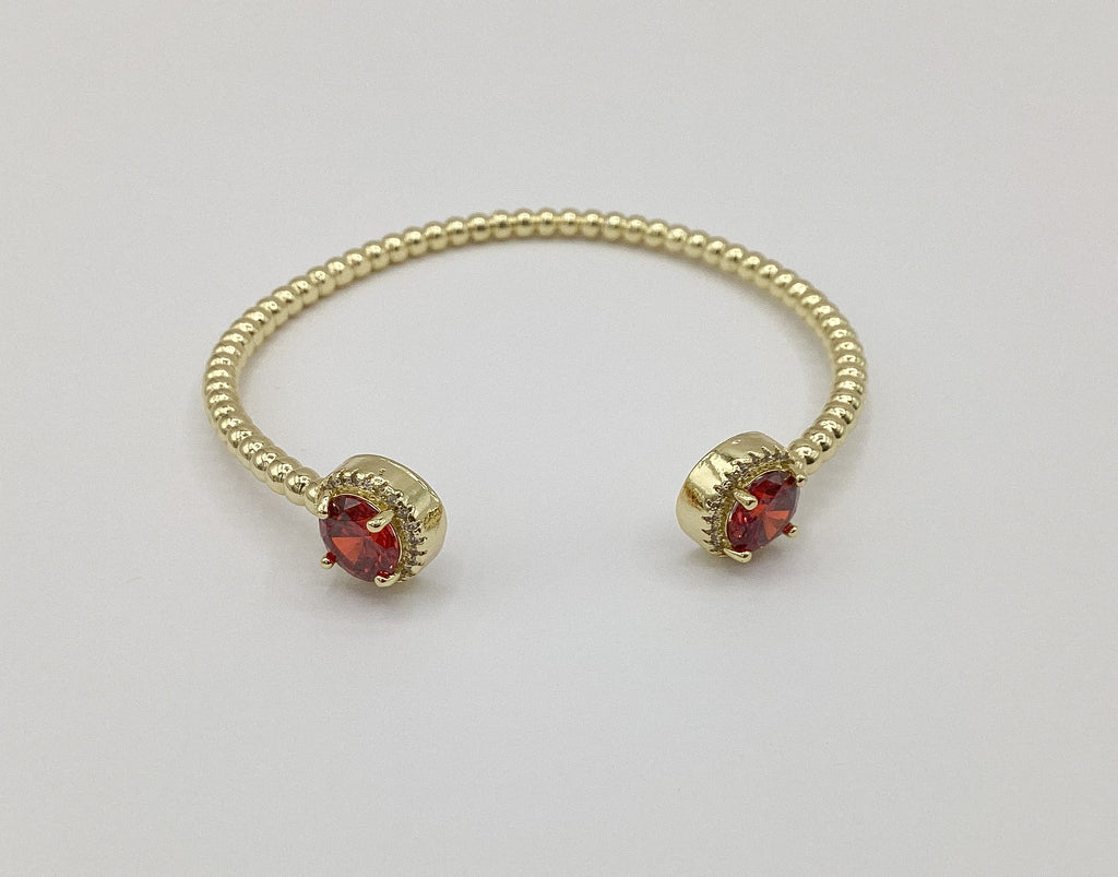 Open Cuff Jewel Bracelets