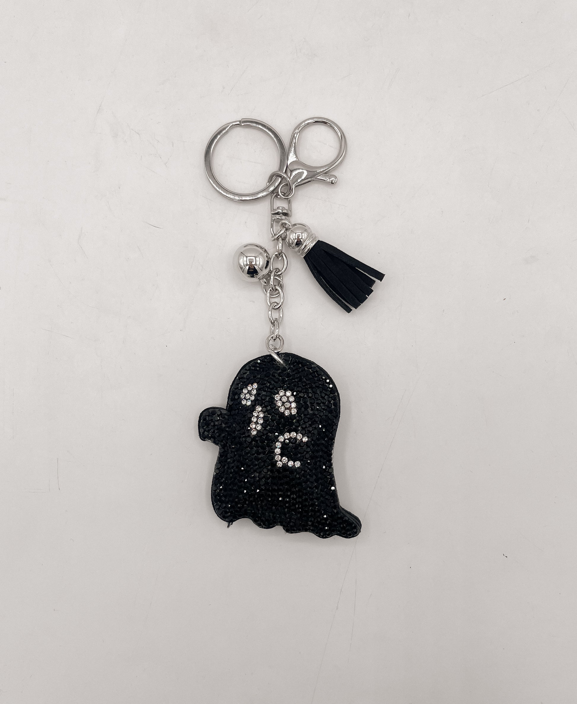 Ghost keychain-black