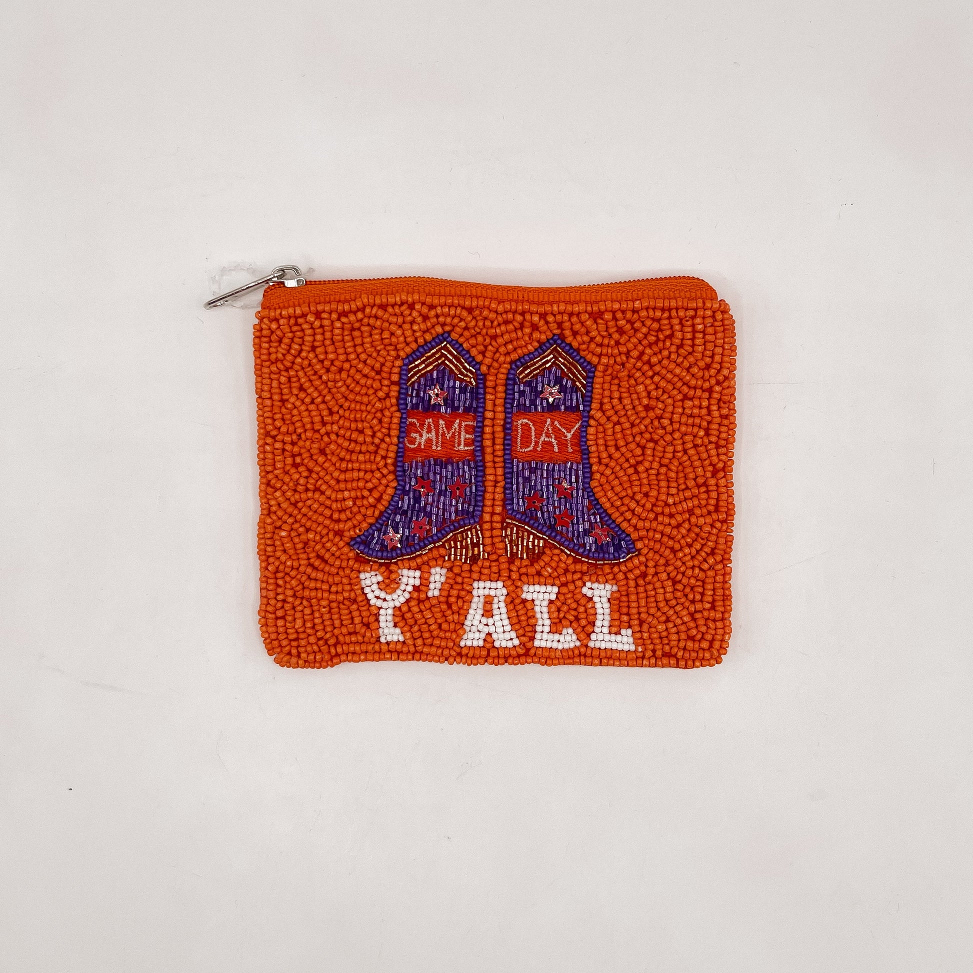 Game Day Y’all Beaded Pouch
