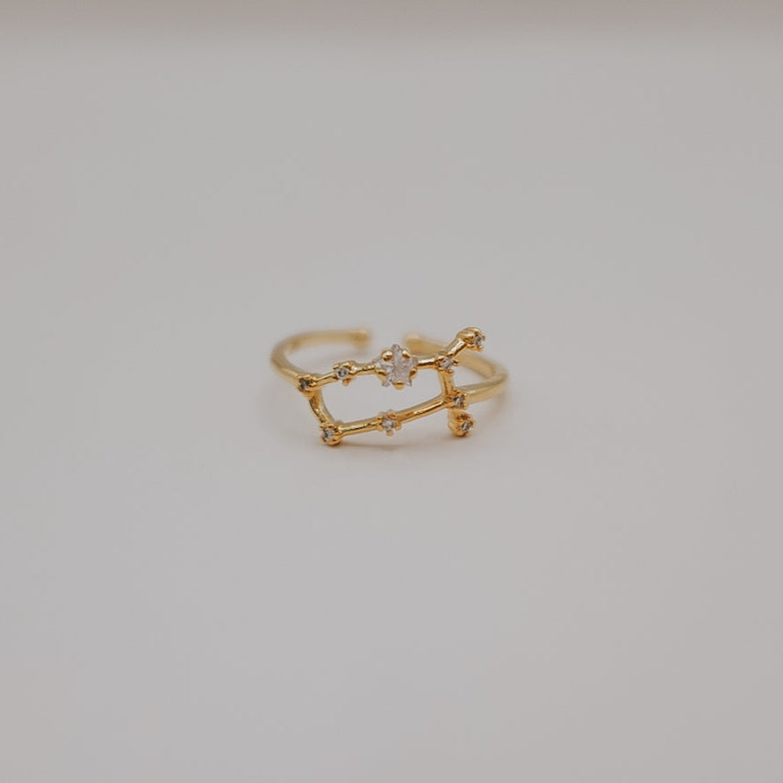 Zodiac Constellation Ring - Gold