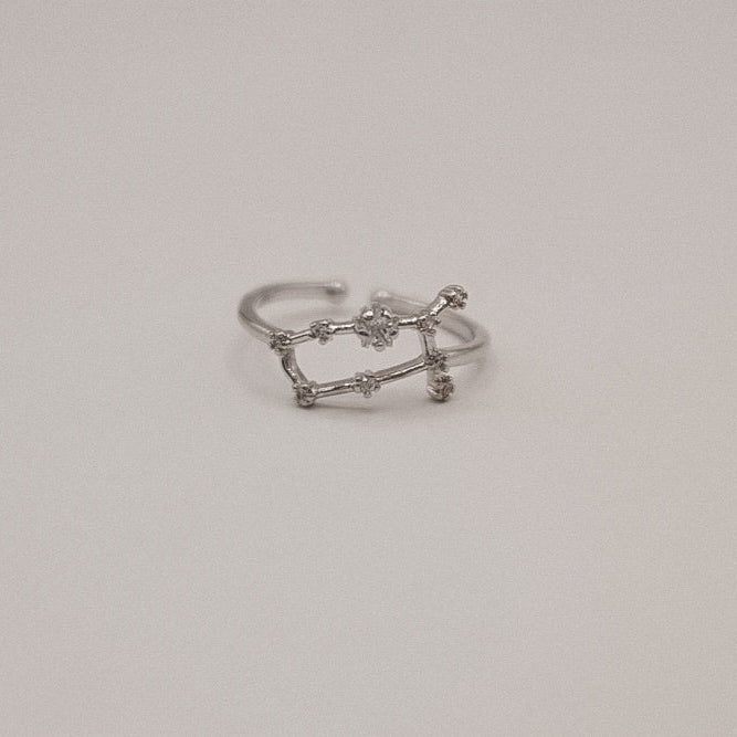 Zodiac Constellation Ring - Silver