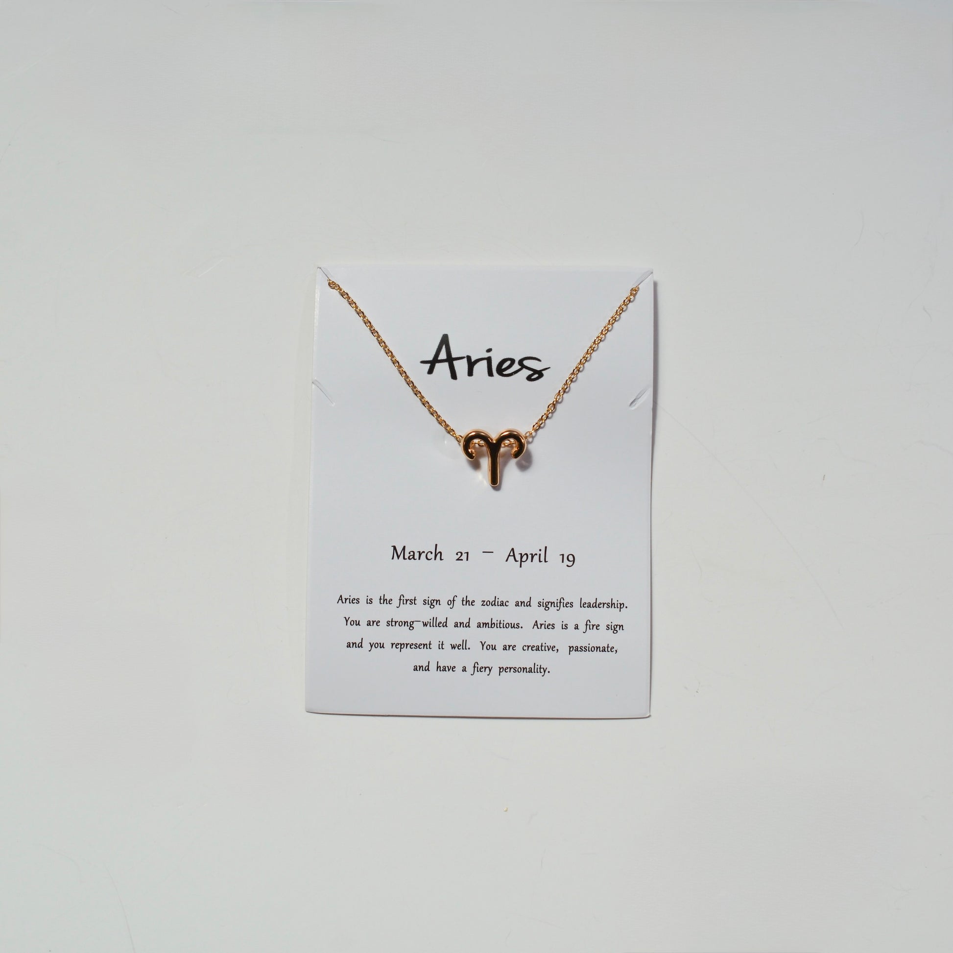Zodiac Sign Necklace - Gold