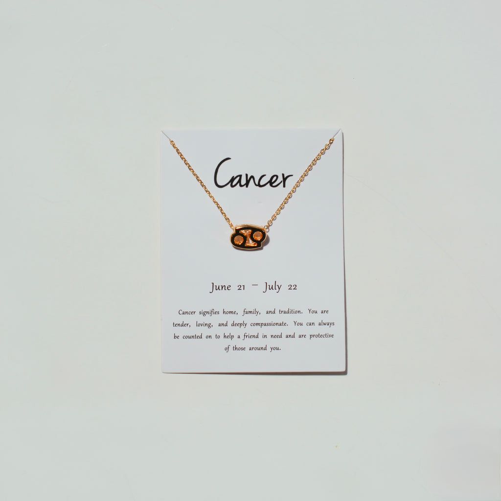 Zodiac Sign Necklace - Gold