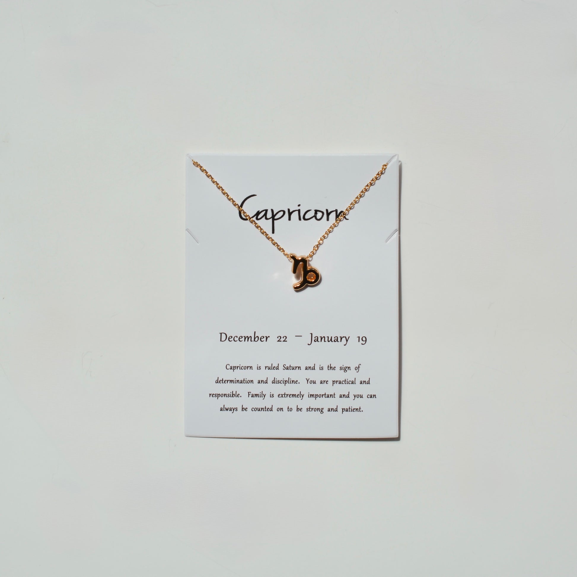 Zodiac Sign Necklace - Gold
