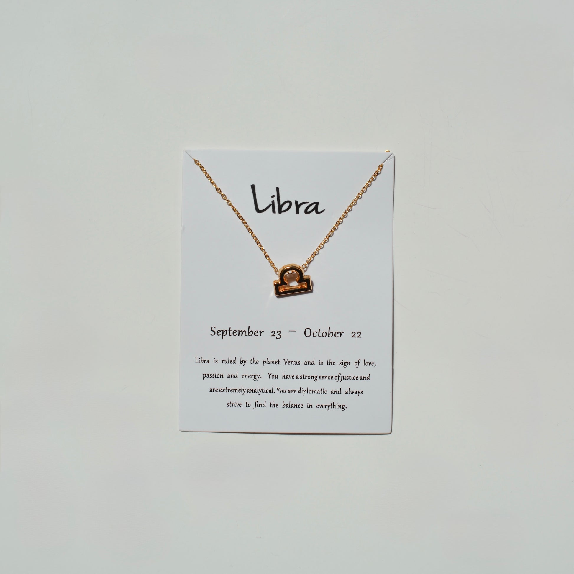 Zodiac Sign Necklace - Gold