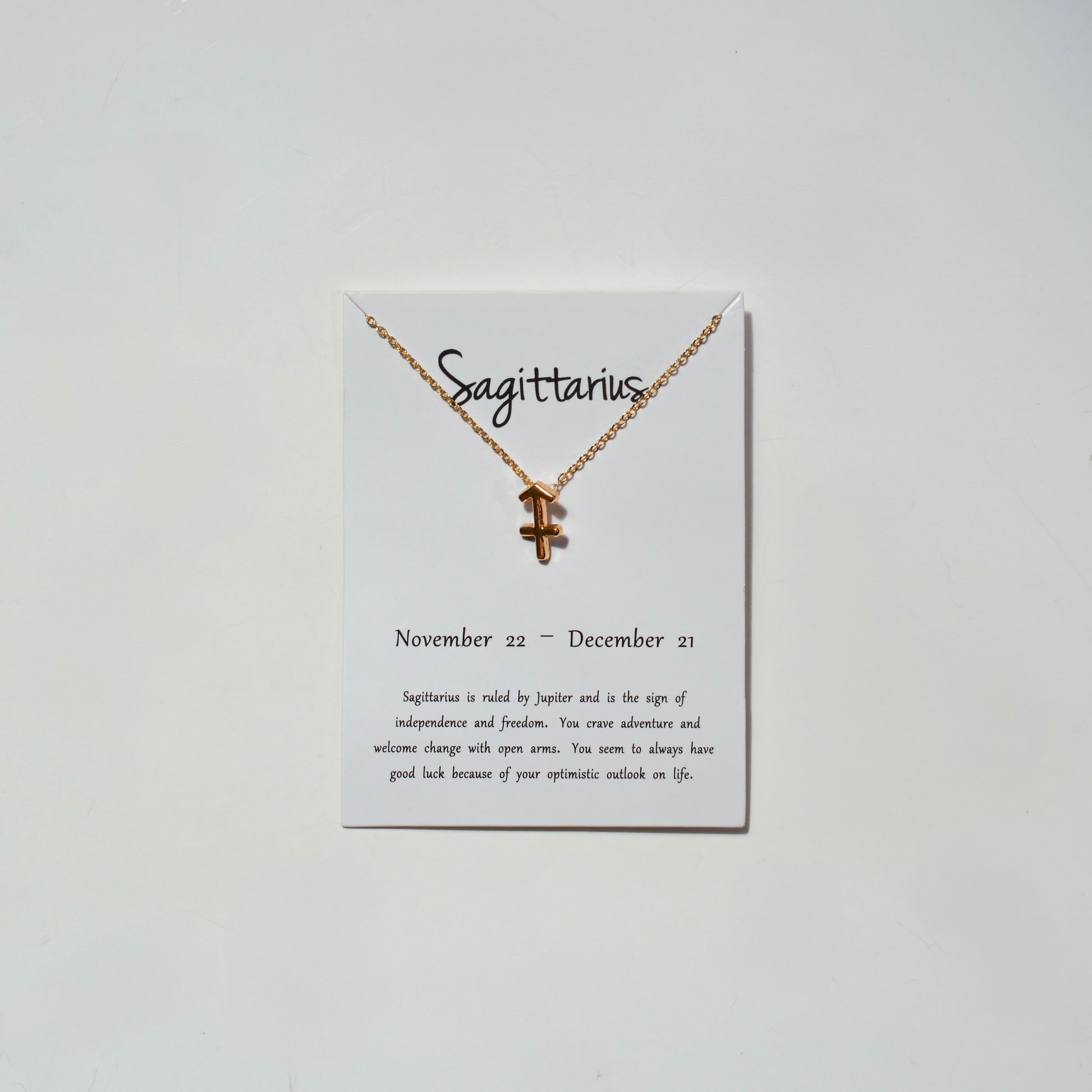 Zodiac Sign Necklace - Gold