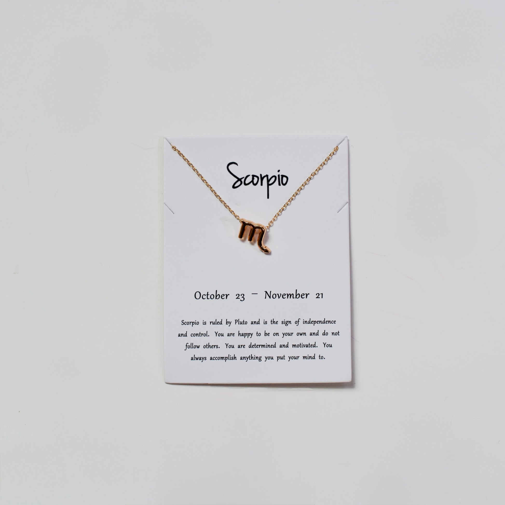 Zodiac Sign Necklace - Gold